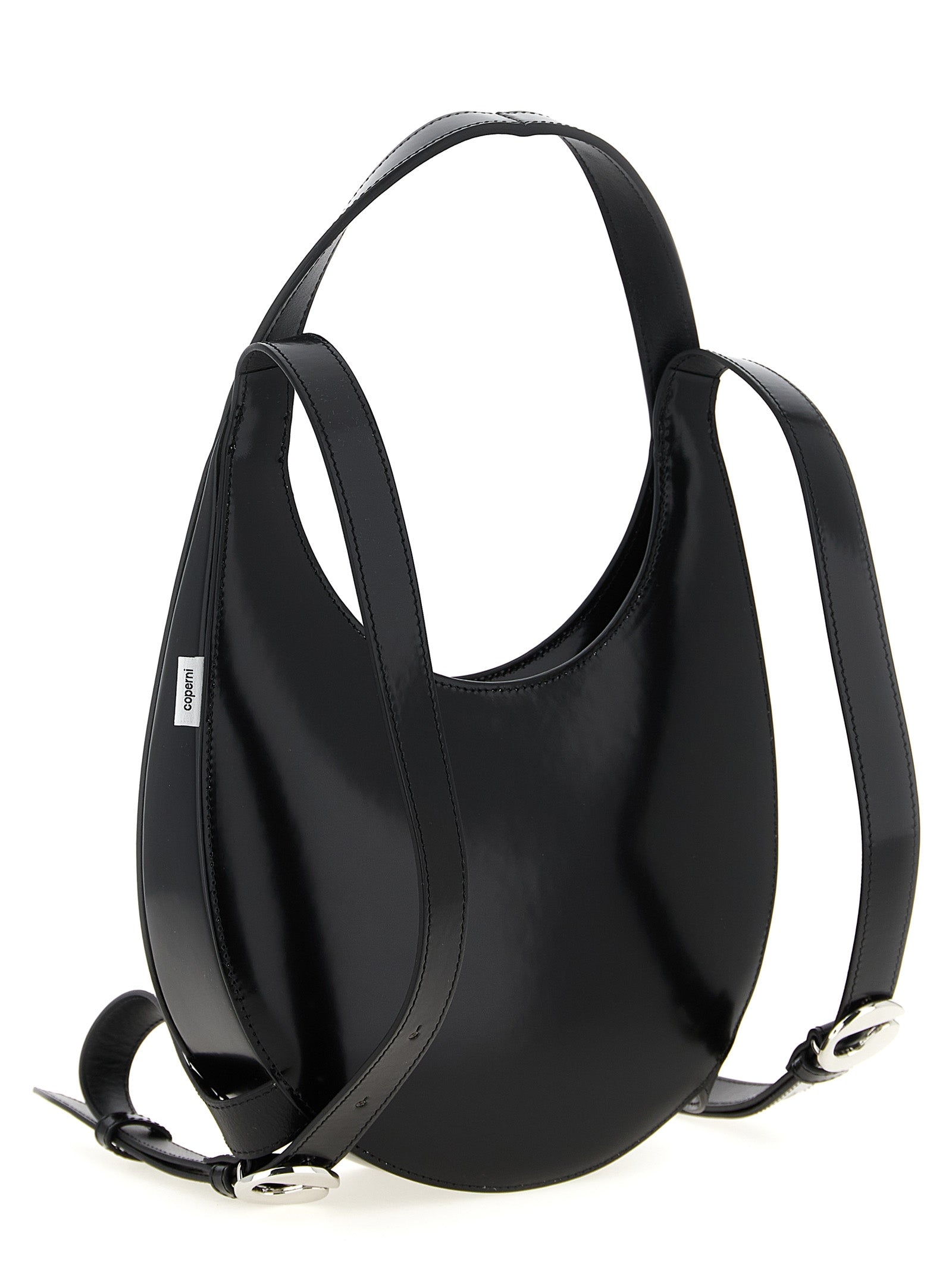 Coperni Swipe Backpack - Black Leather