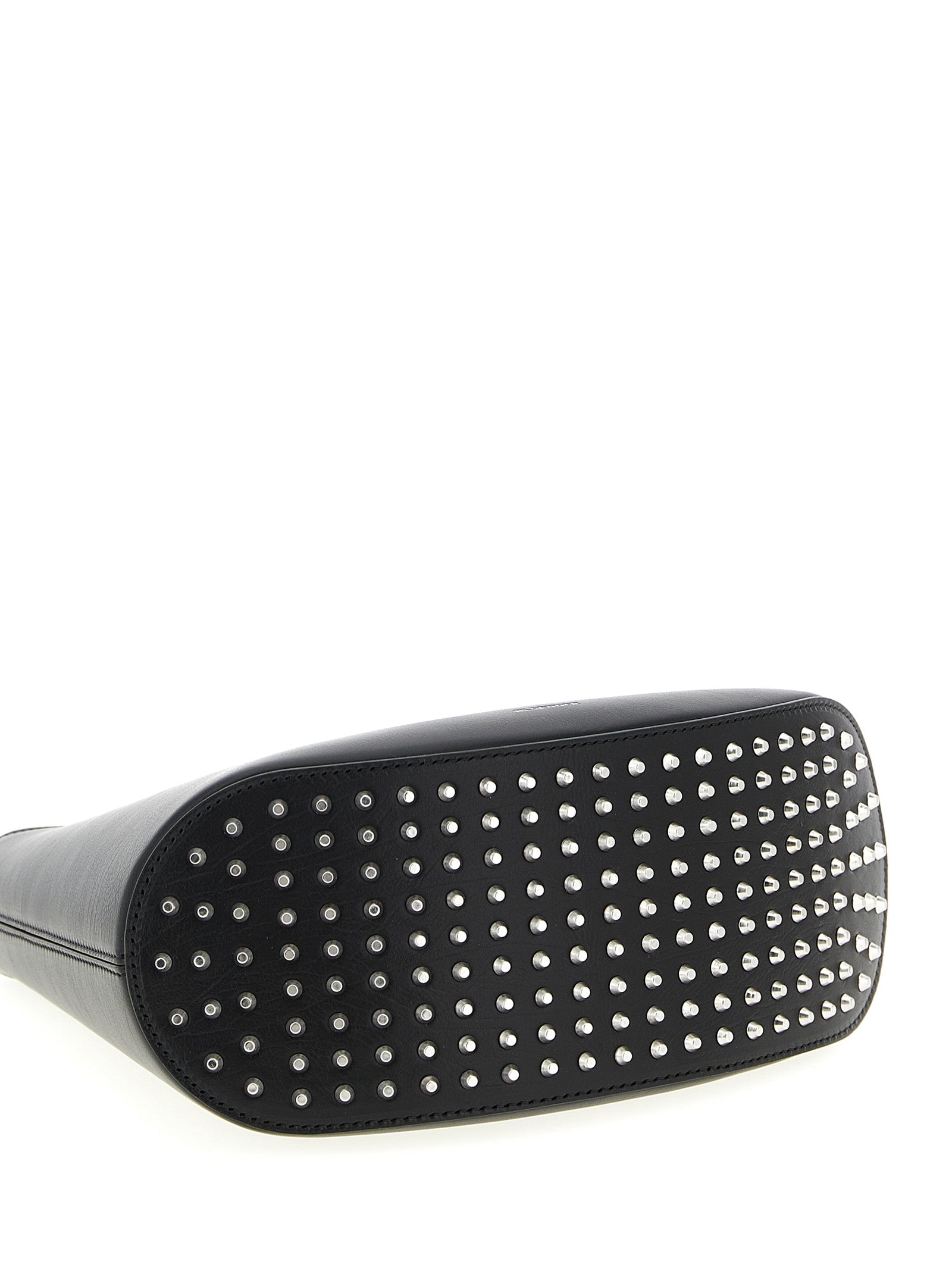 Jil Sander Eldorado Small Bag - Black with Metal Studs