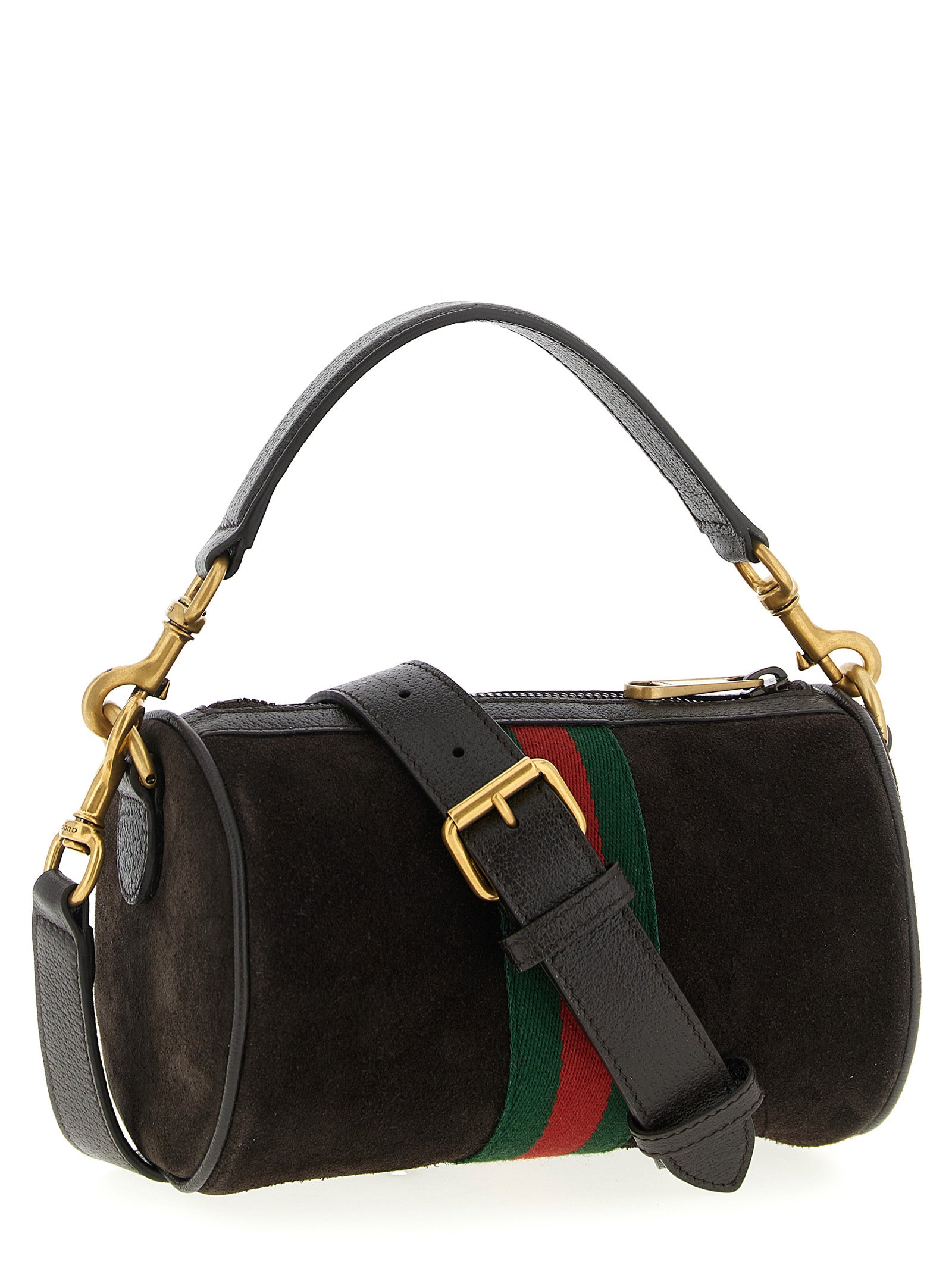 Gucci Ophidia Mini Bag - Dark Brown Suede