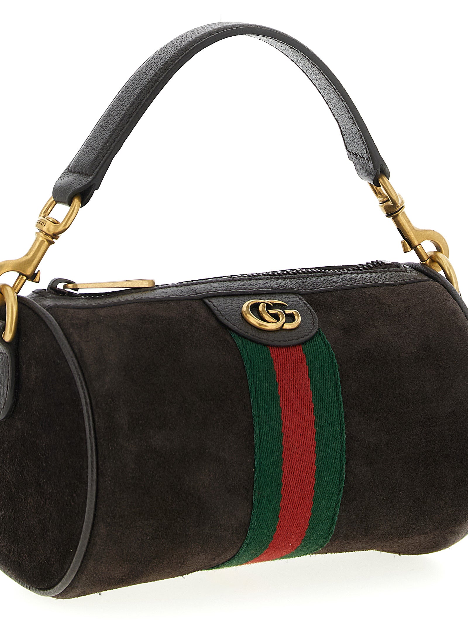 Gucci Ophidia Mini Bag - Dark Brown Suede