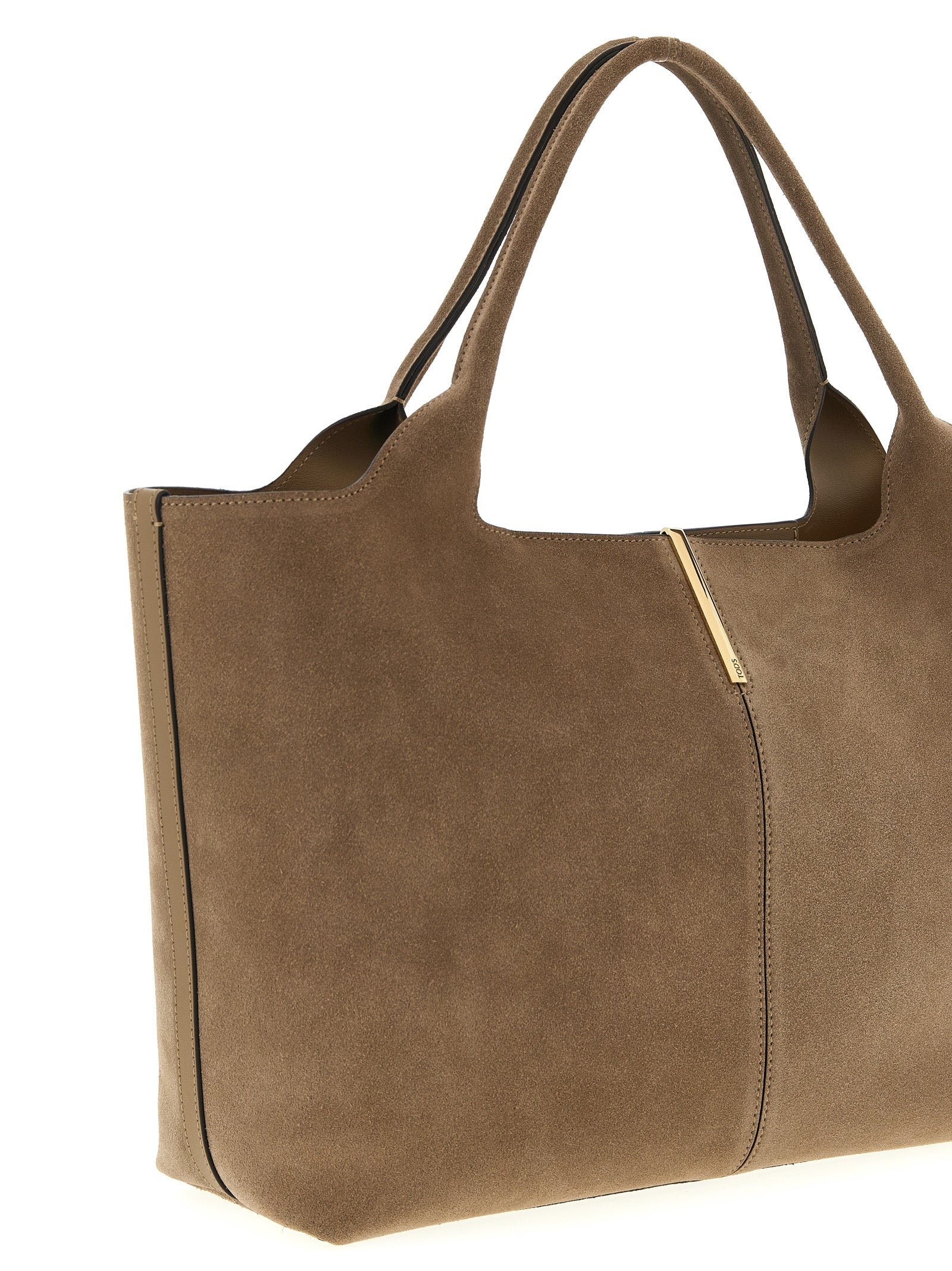 Tod's Medium-Small Shopping Bag - Brown Suede