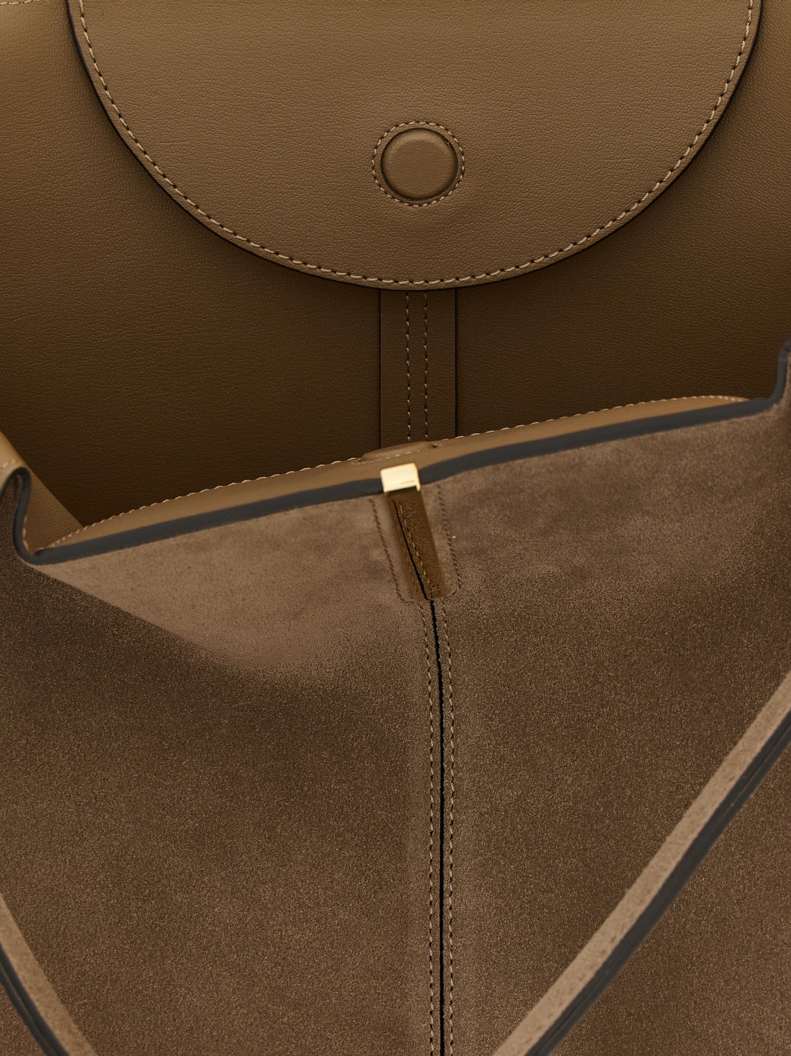 Tod's Medium-Small Shopping Bag - Brown Suede
