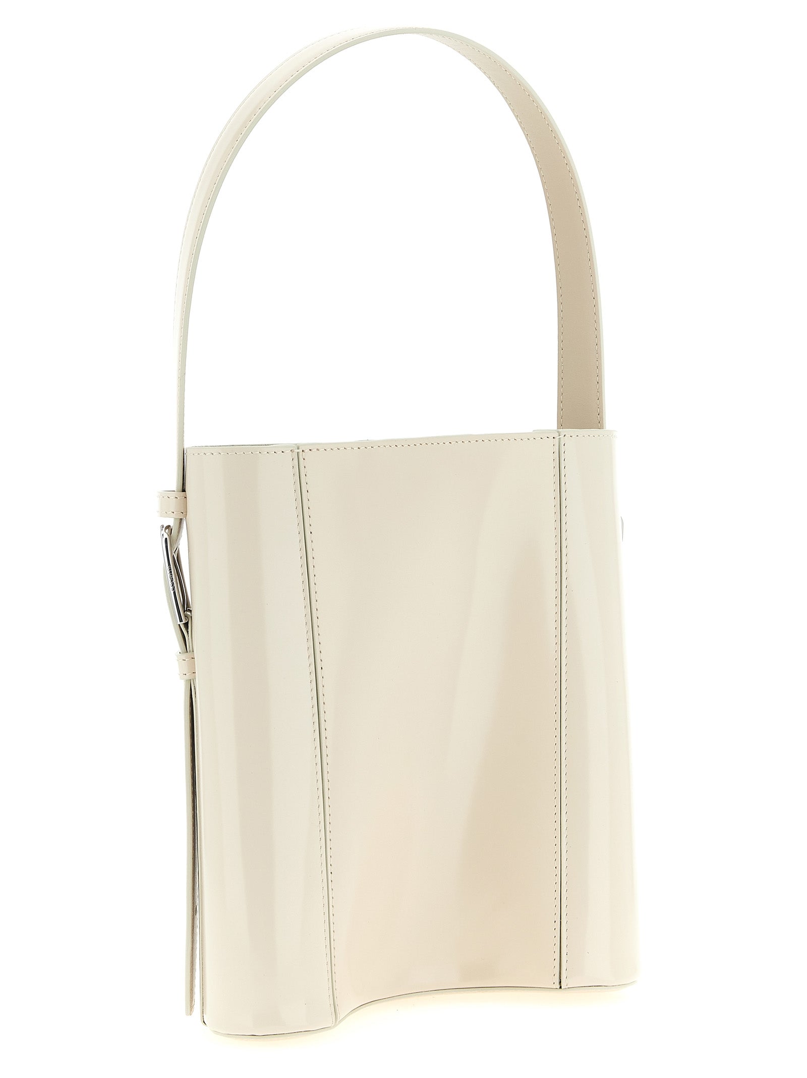Coperni Ergonomic Bucket Bag - Beige Leather