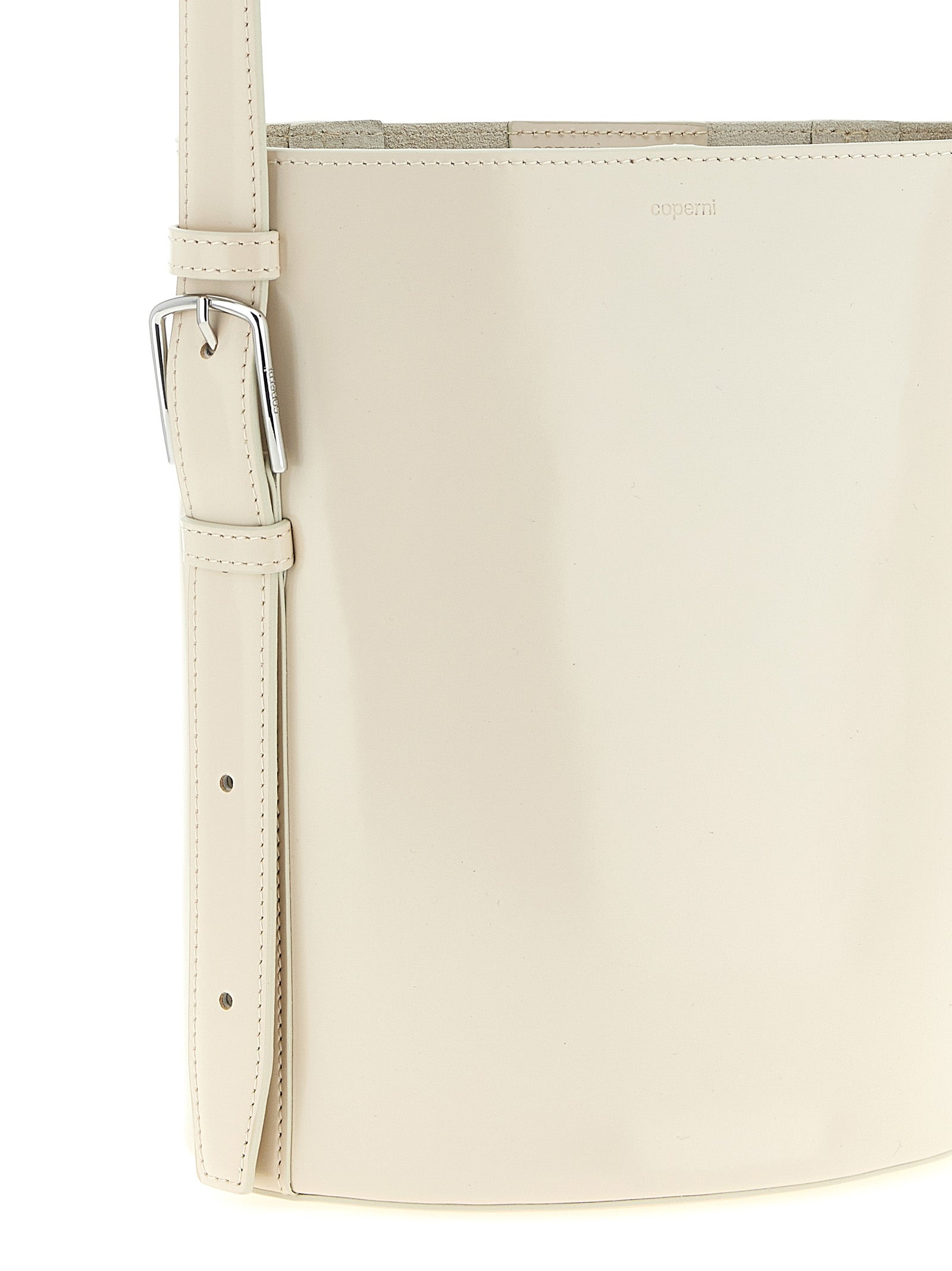 Coperni Ergonomic Bucket Bag - Beige Leather