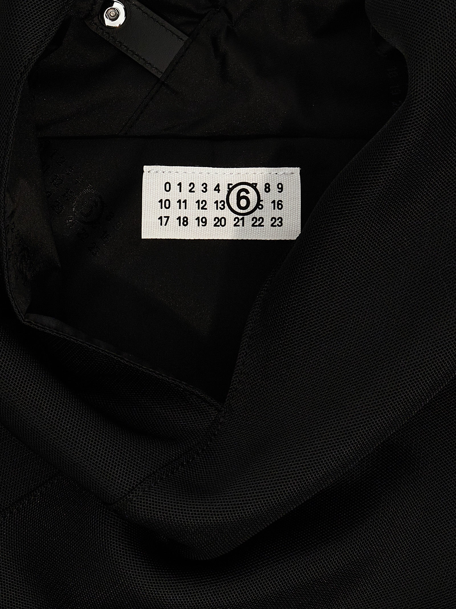 MM6 Japanese Bag Medium - Black Mesh