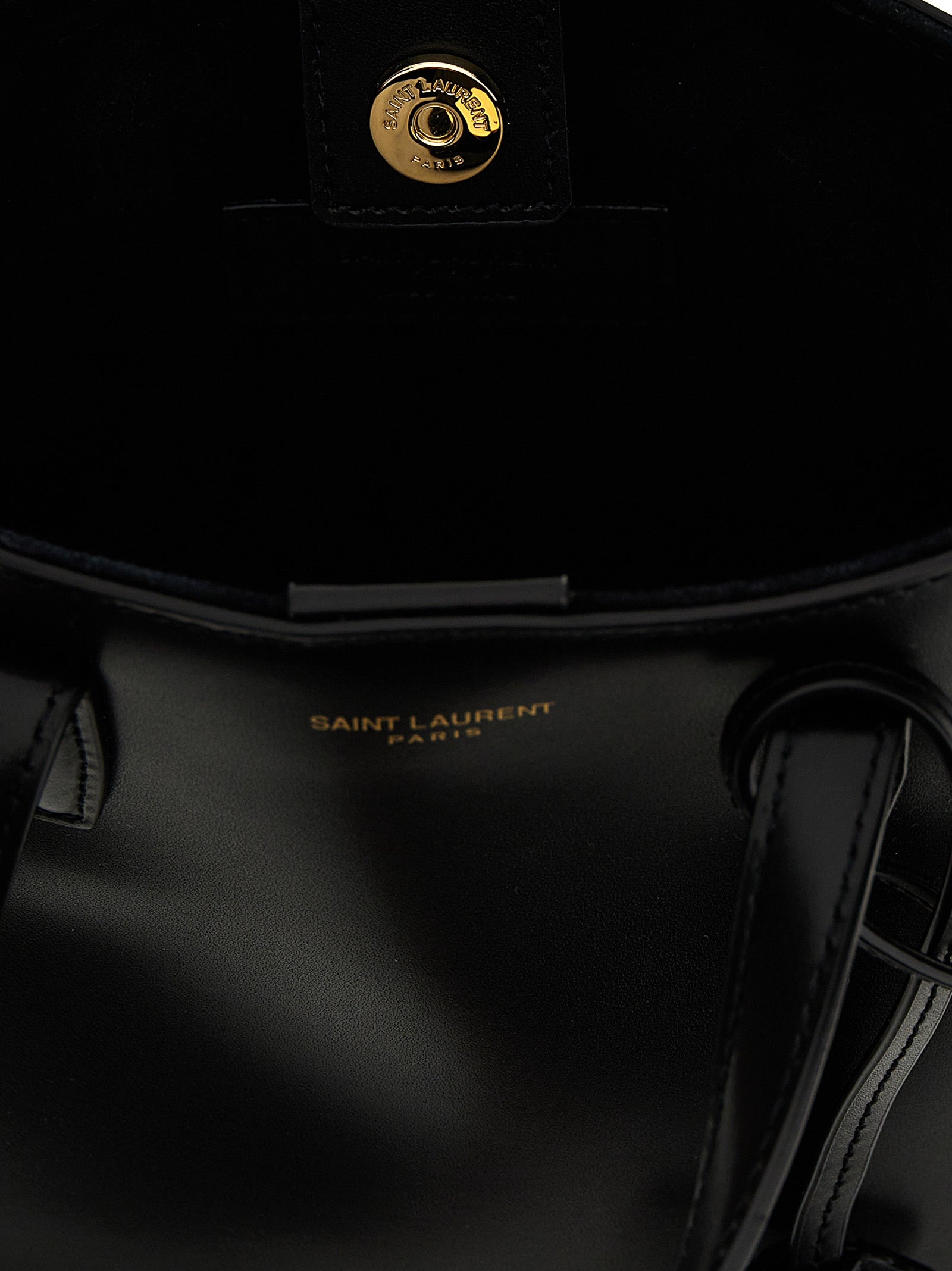 Saint Laurent Toy Mini Shopping Bag - Black Box Leather