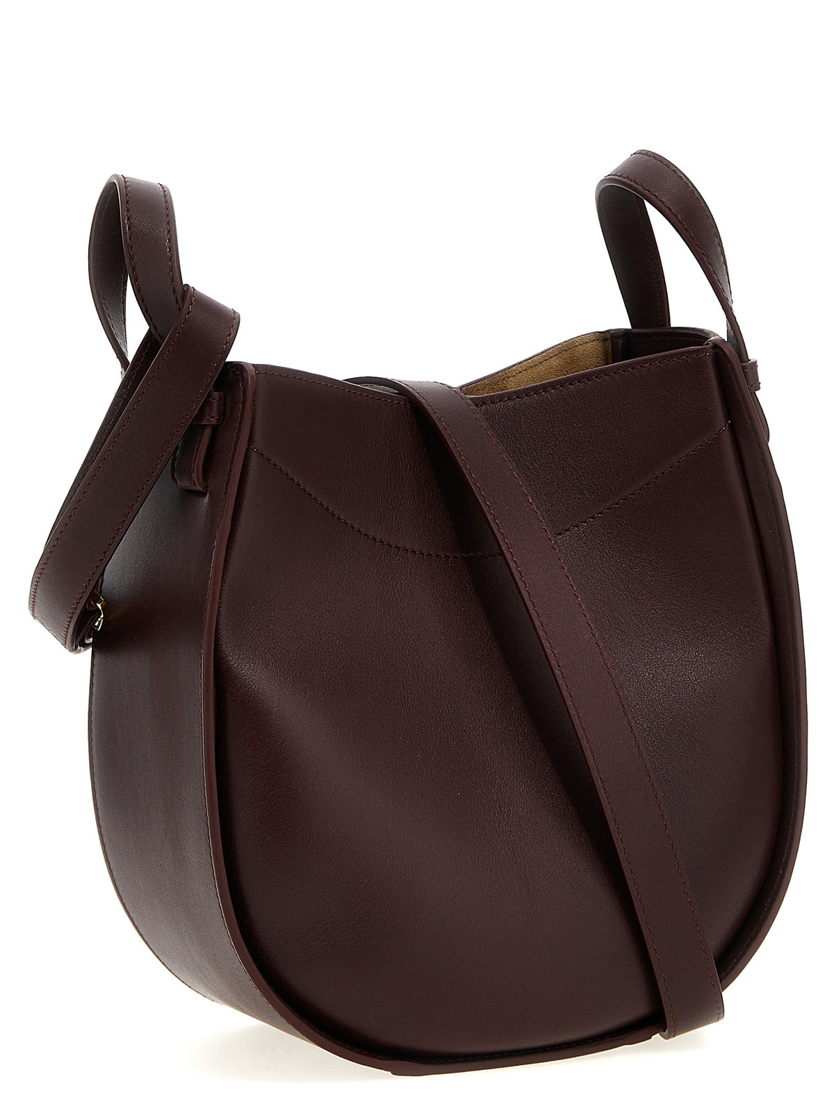 Loewe Hammock Slice Crossbody Bag - Bordeaux