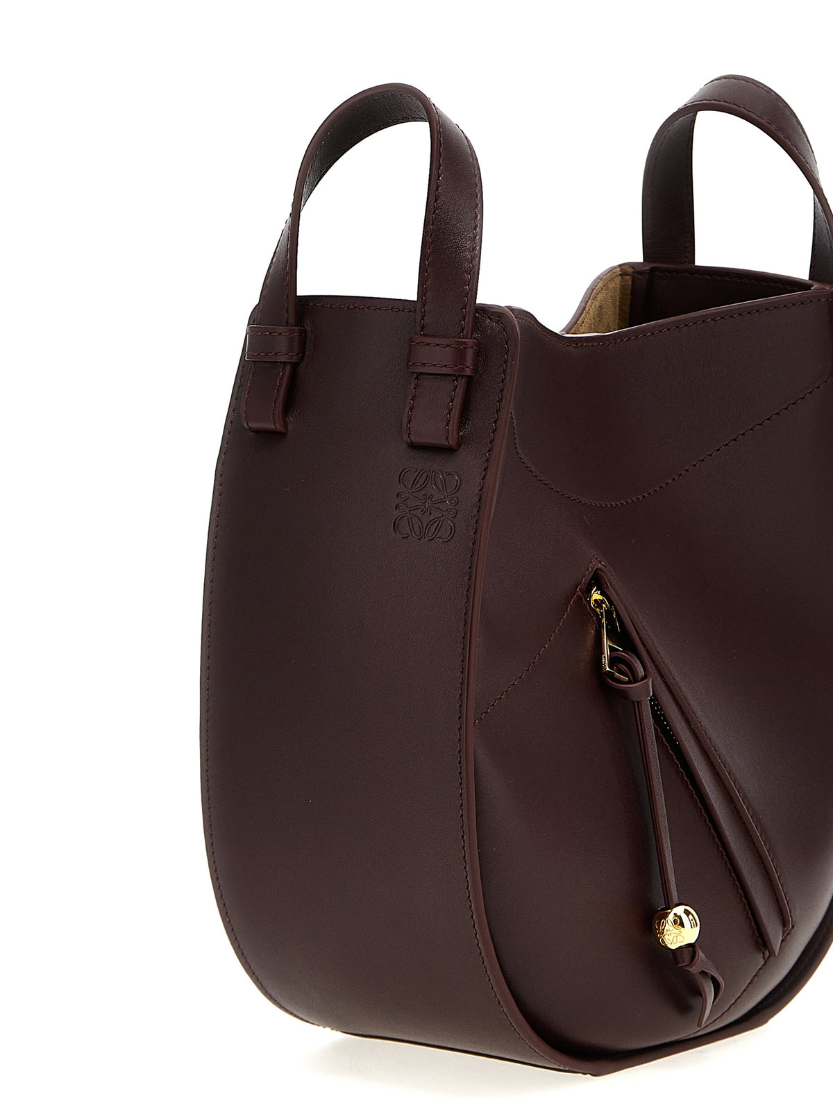 Loewe Hammock Slice Crossbody Bag - Bordeaux