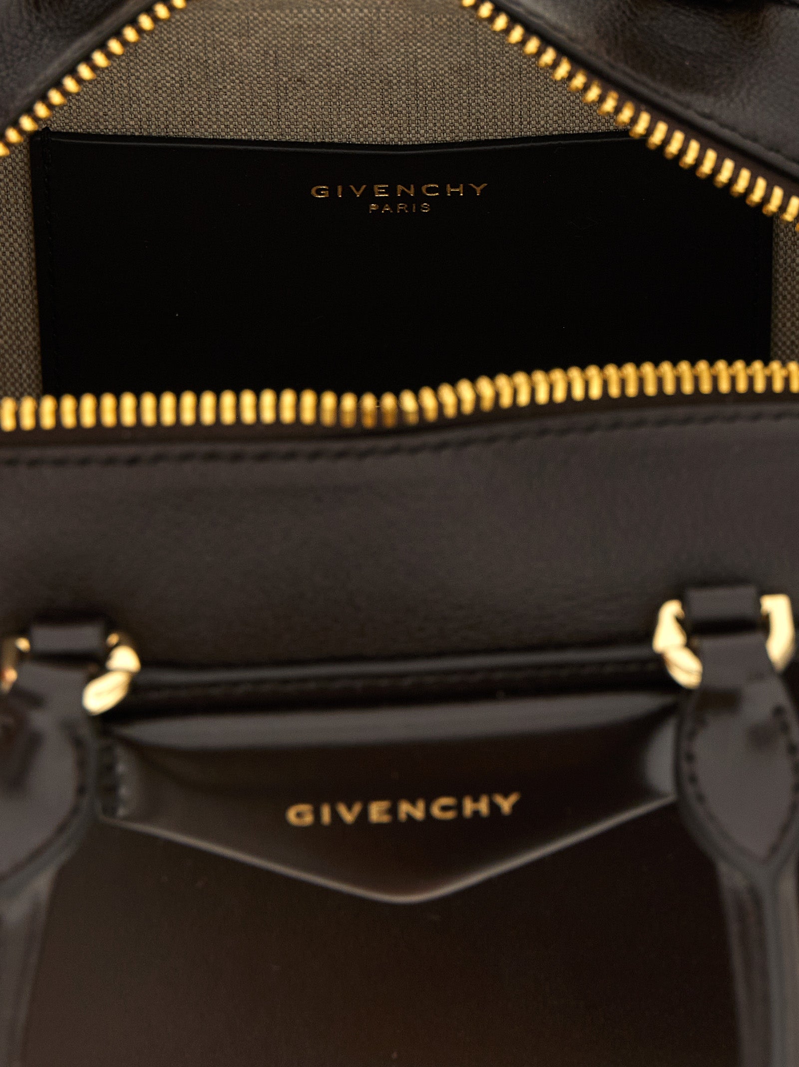 Givenchy Small Antigona East-West Bag - Chocolate Brown Box Leather