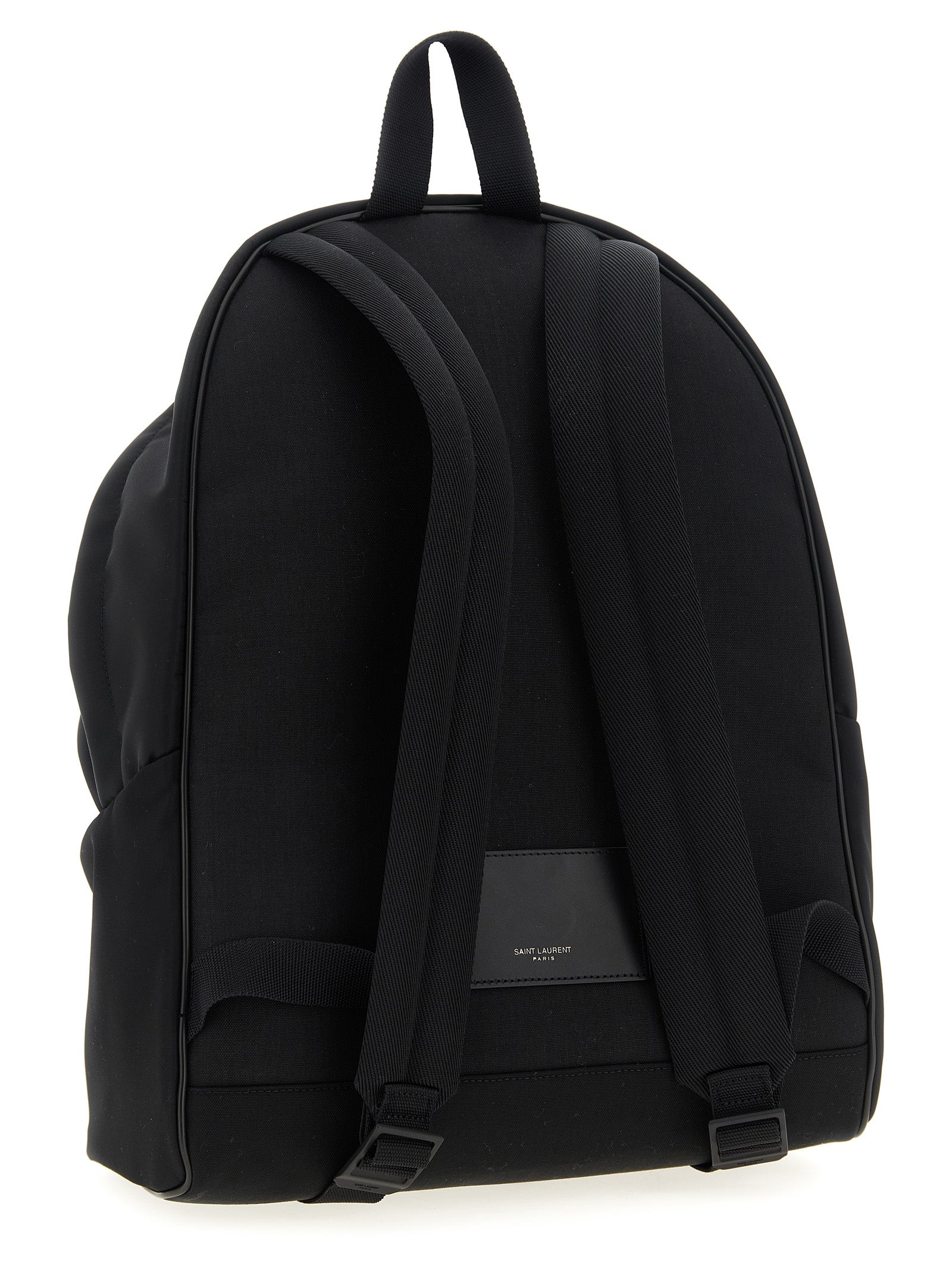 Saint Laurent City Backpack - Black Regenerated Nylon and Leather