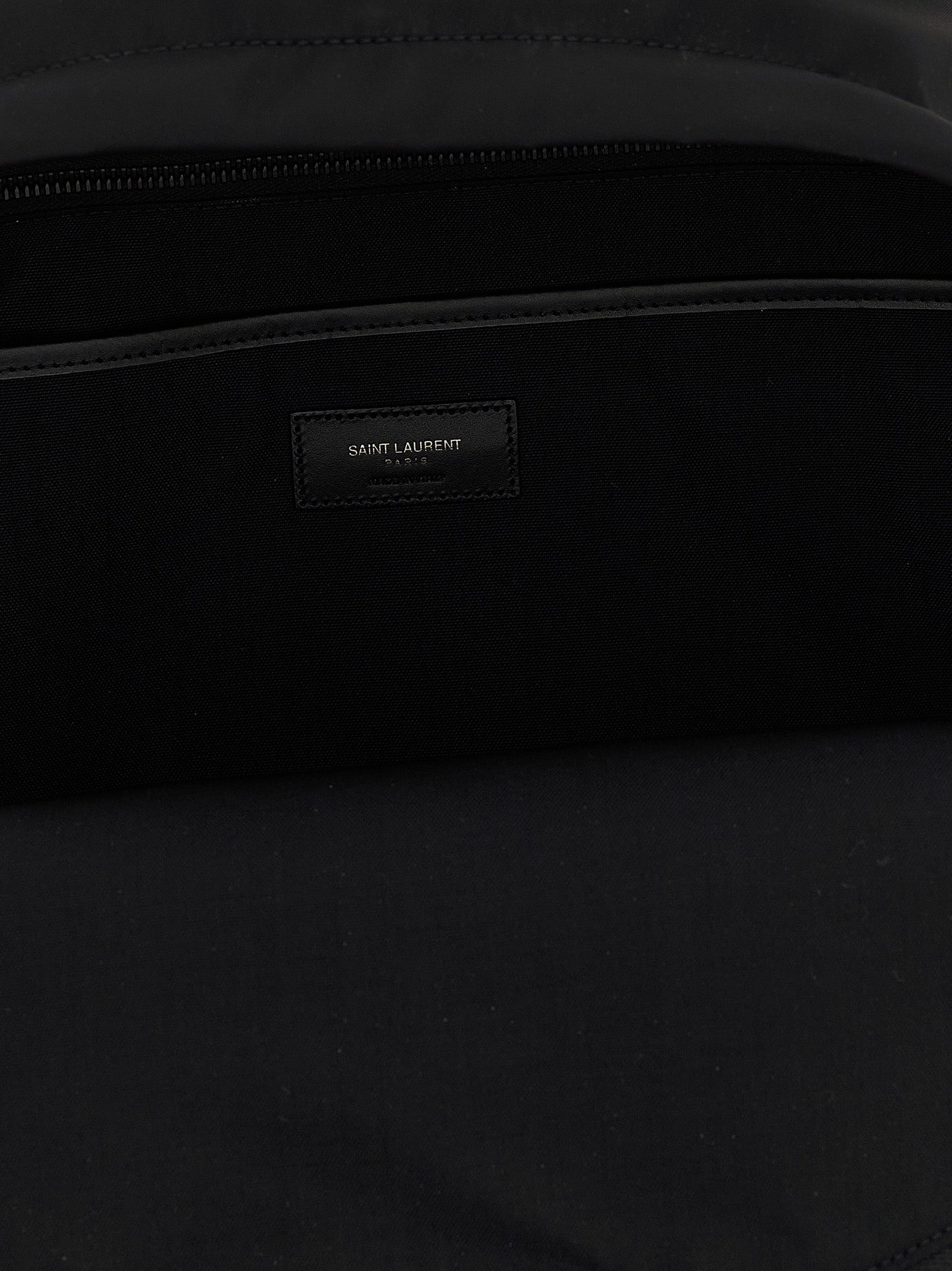 Saint Laurent City Backpack - Black Regenerated Nylon and Leather