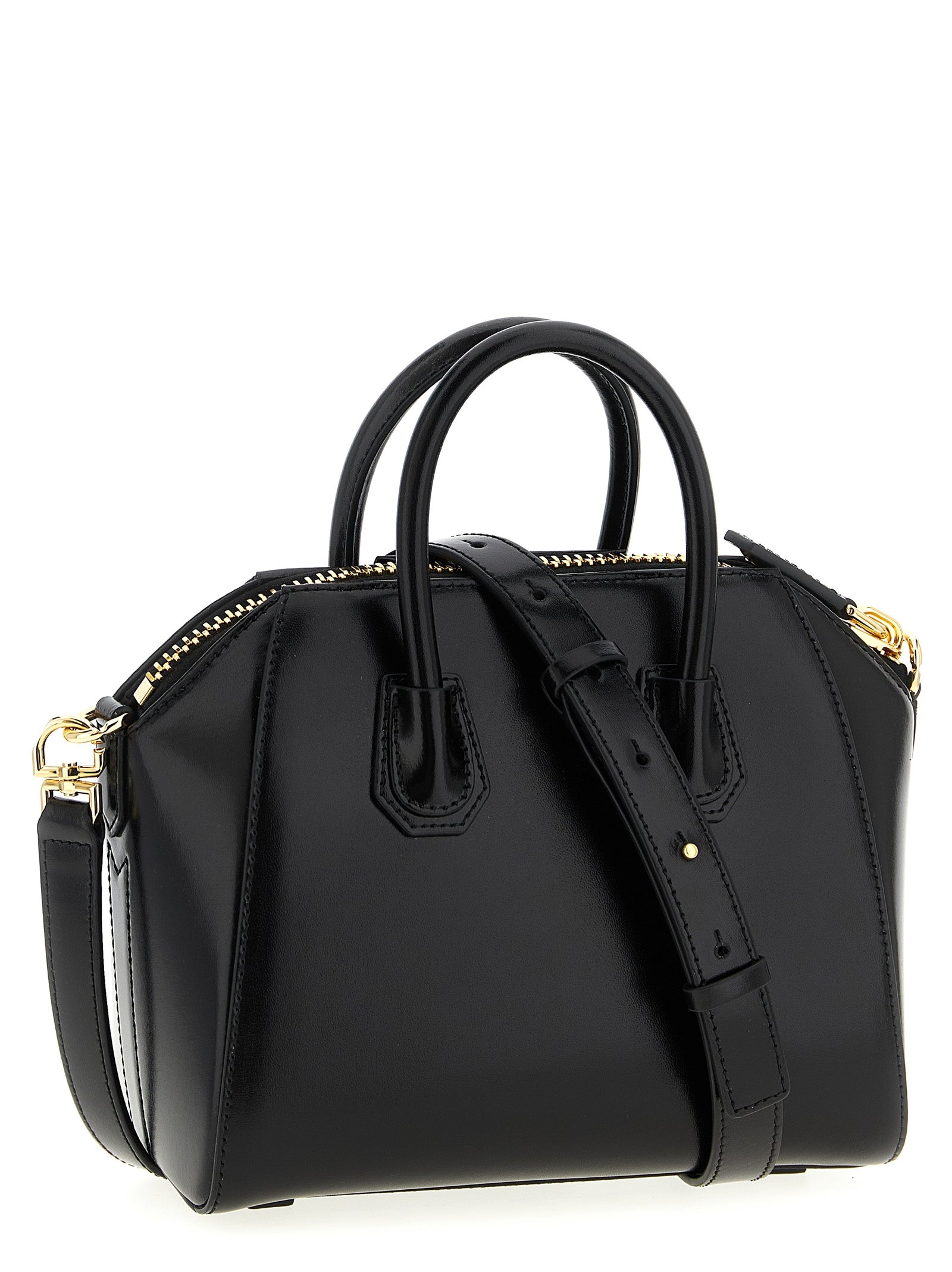 Givenchy Mini Antigona Bag - Black Box Leather