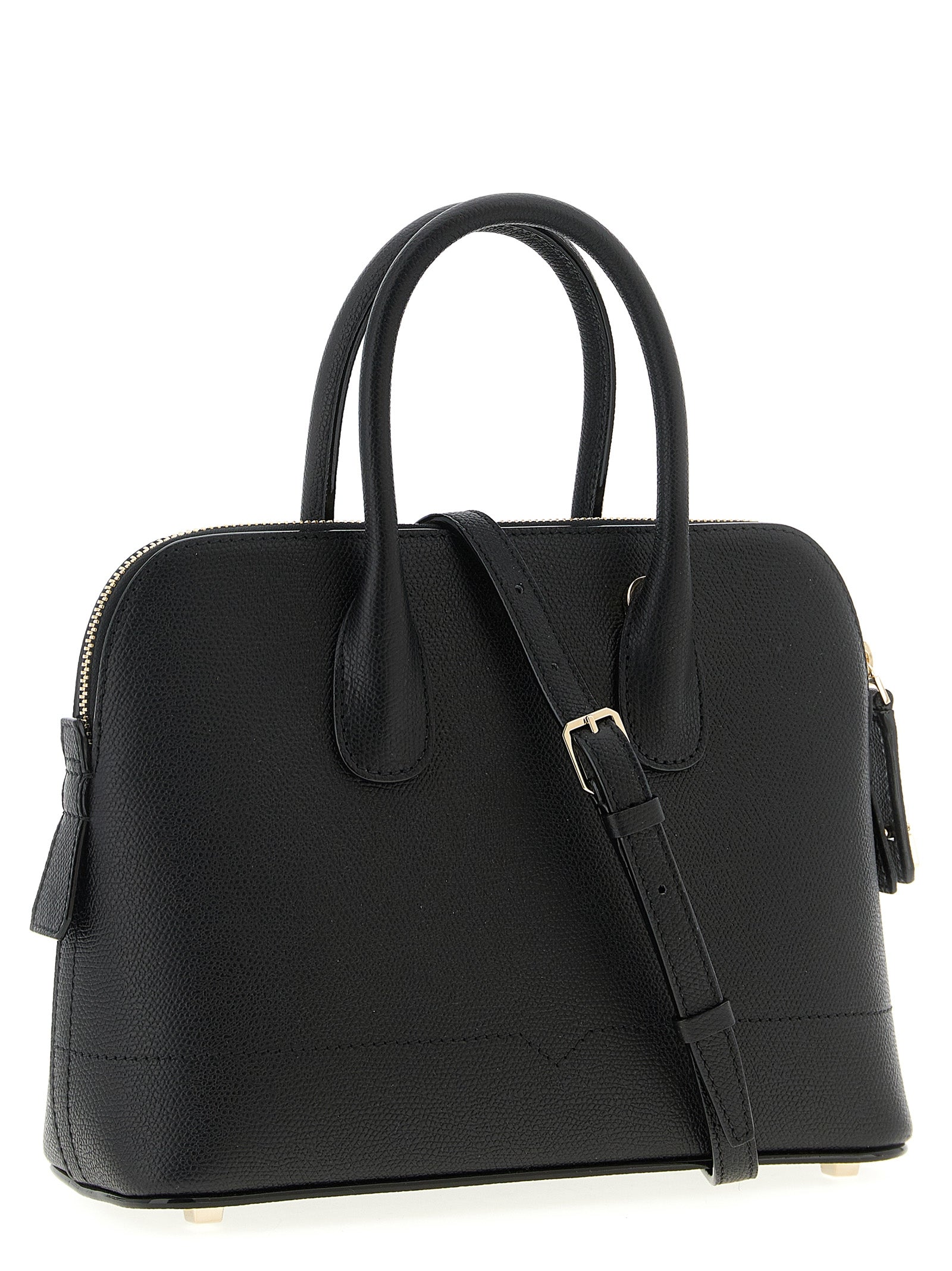 Valextra MyLogo Bowling Mini Bag - Black