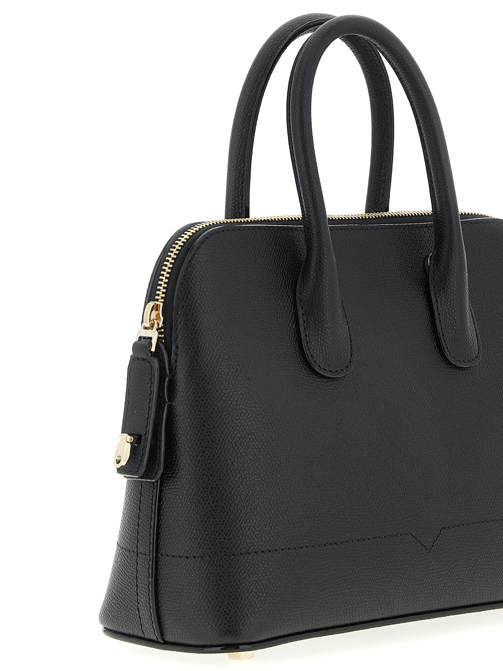 Valextra MyLogo Bowling Mini Bag - Black
