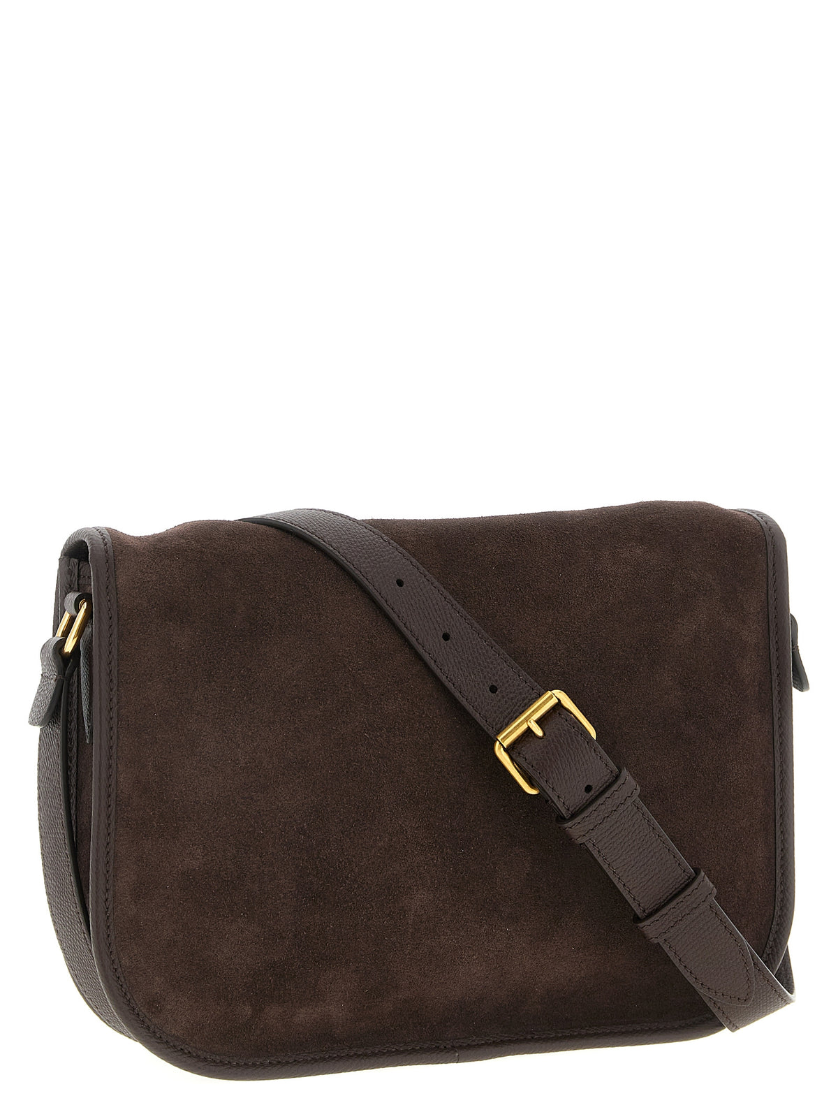 Valentino Garavani Antibes Shoulder Bag - Ebony Suede