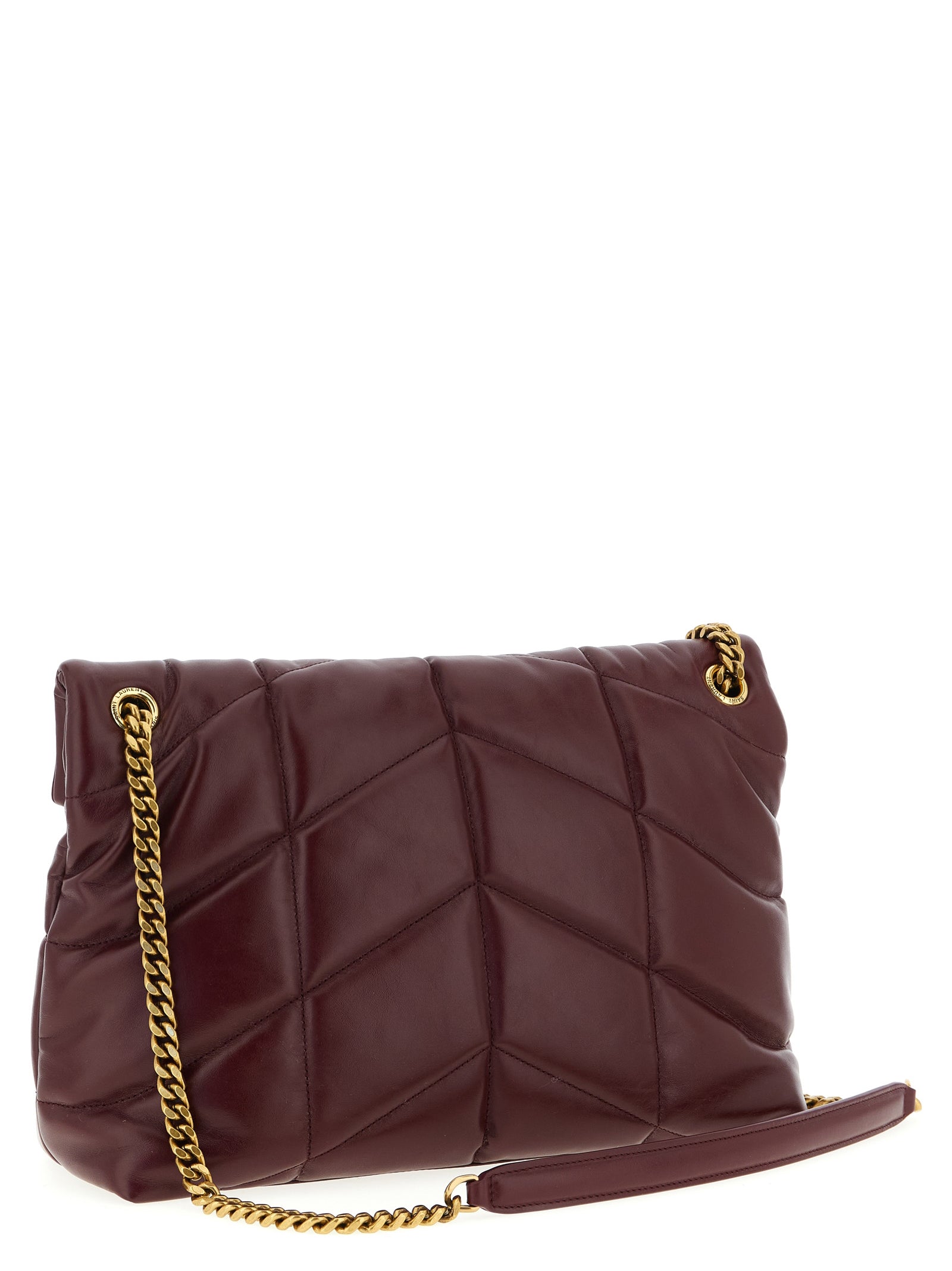 Saint Laurent Puffer Medium - Dark Ruby