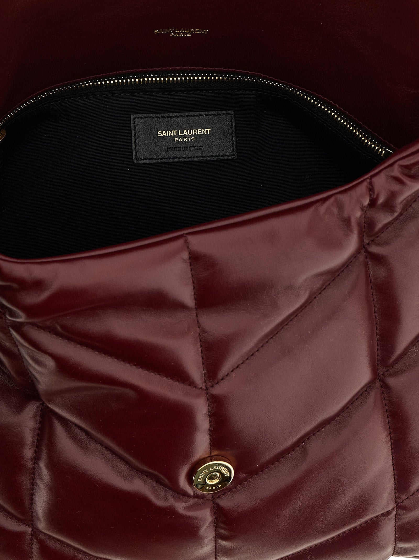 Saint Laurent Puffer Medium - Dark Ruby