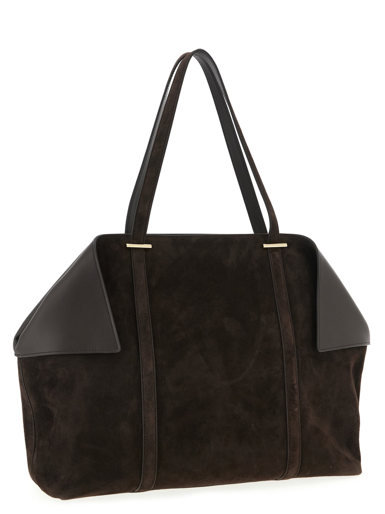 Ferragamo Folded Large Tote Bag - Dark Brown