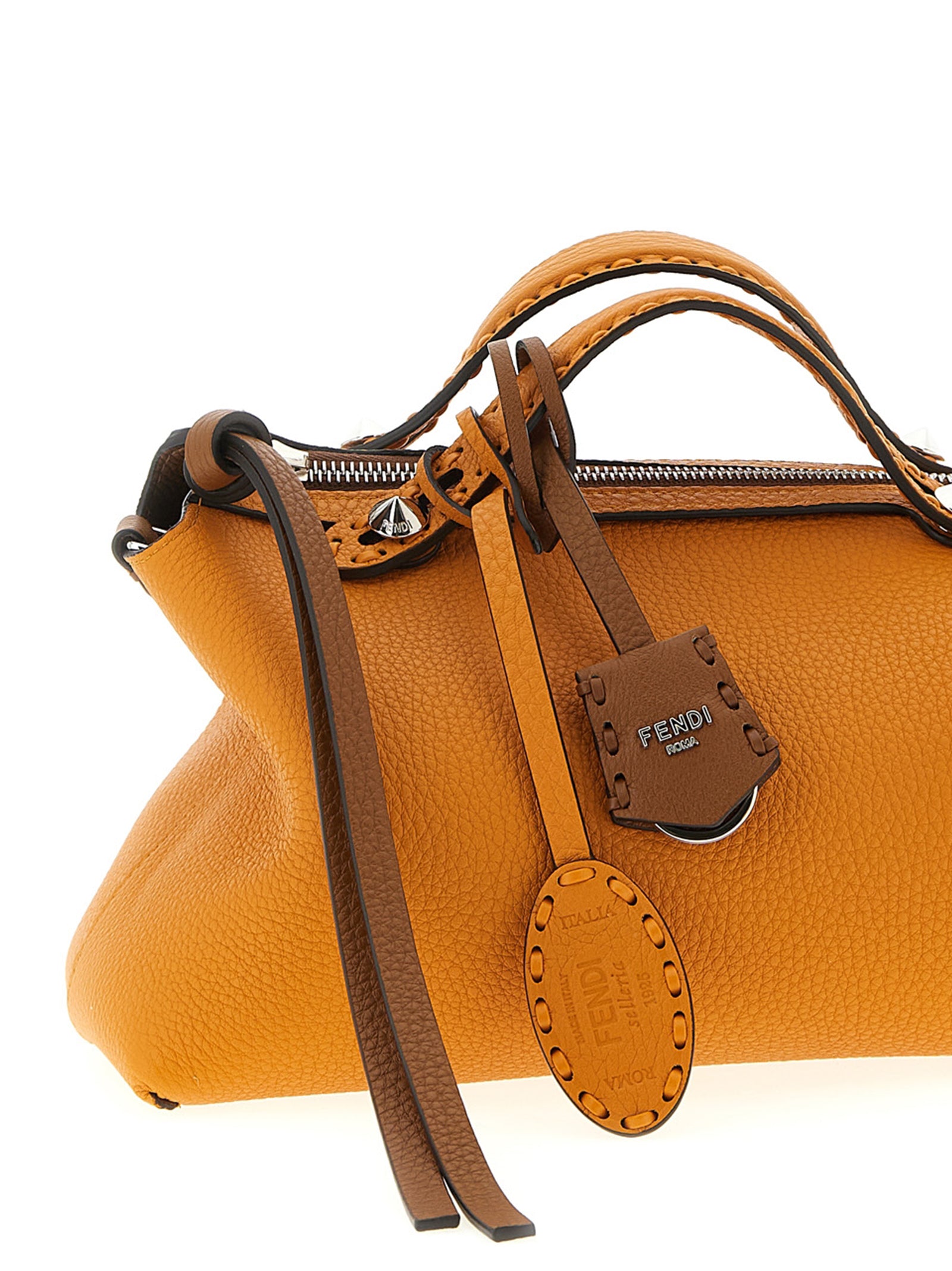Fendi By The Way Selleria Medium - Tan & Dark Orange