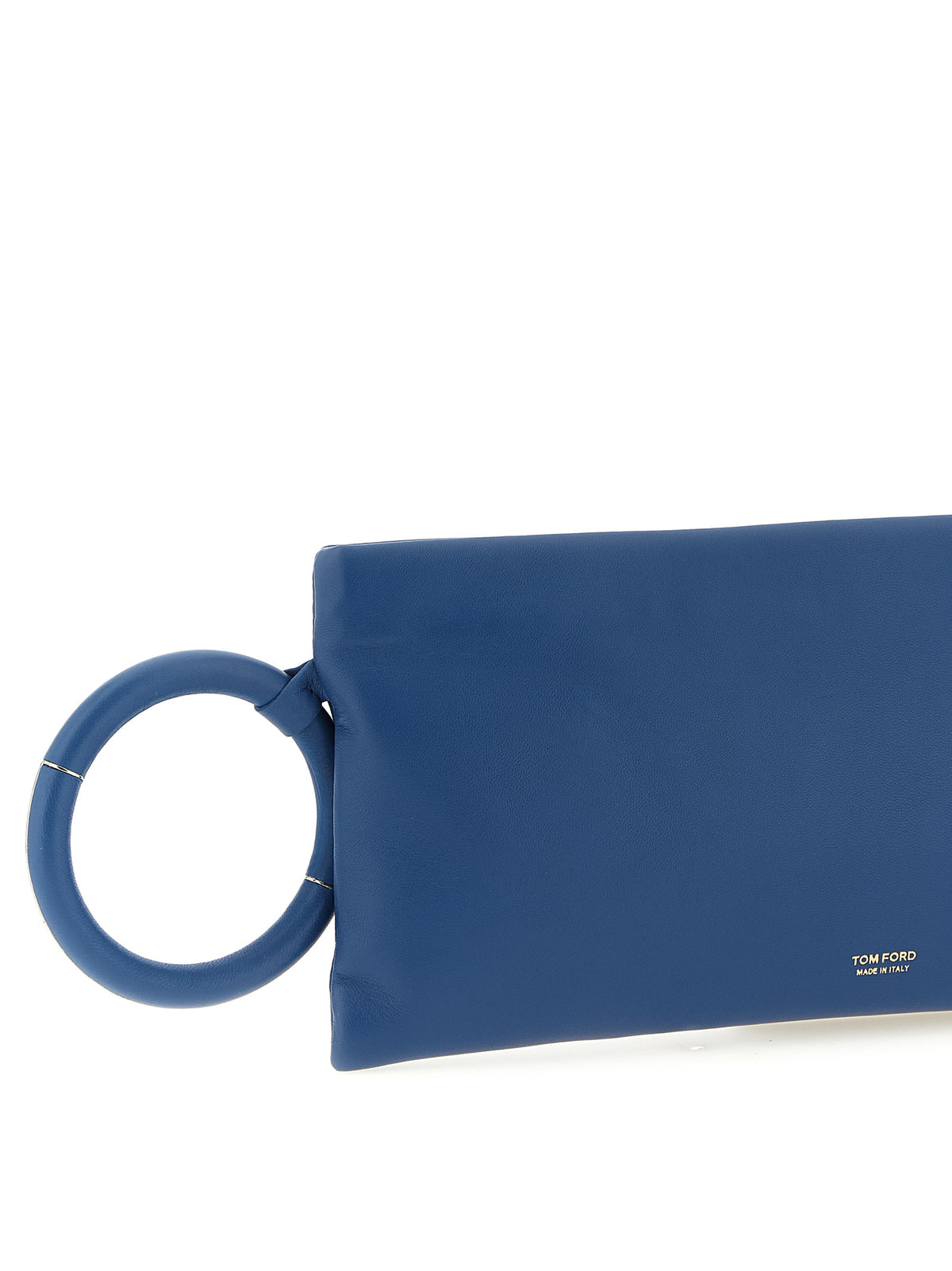 Tom Ford Aura Clutch - Quartz Blue Nappa Leather