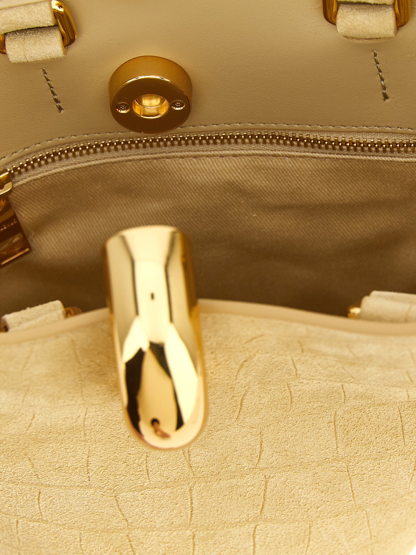 Jacquemus Le Petit Bambola Bucket Bag - Beige Suede
