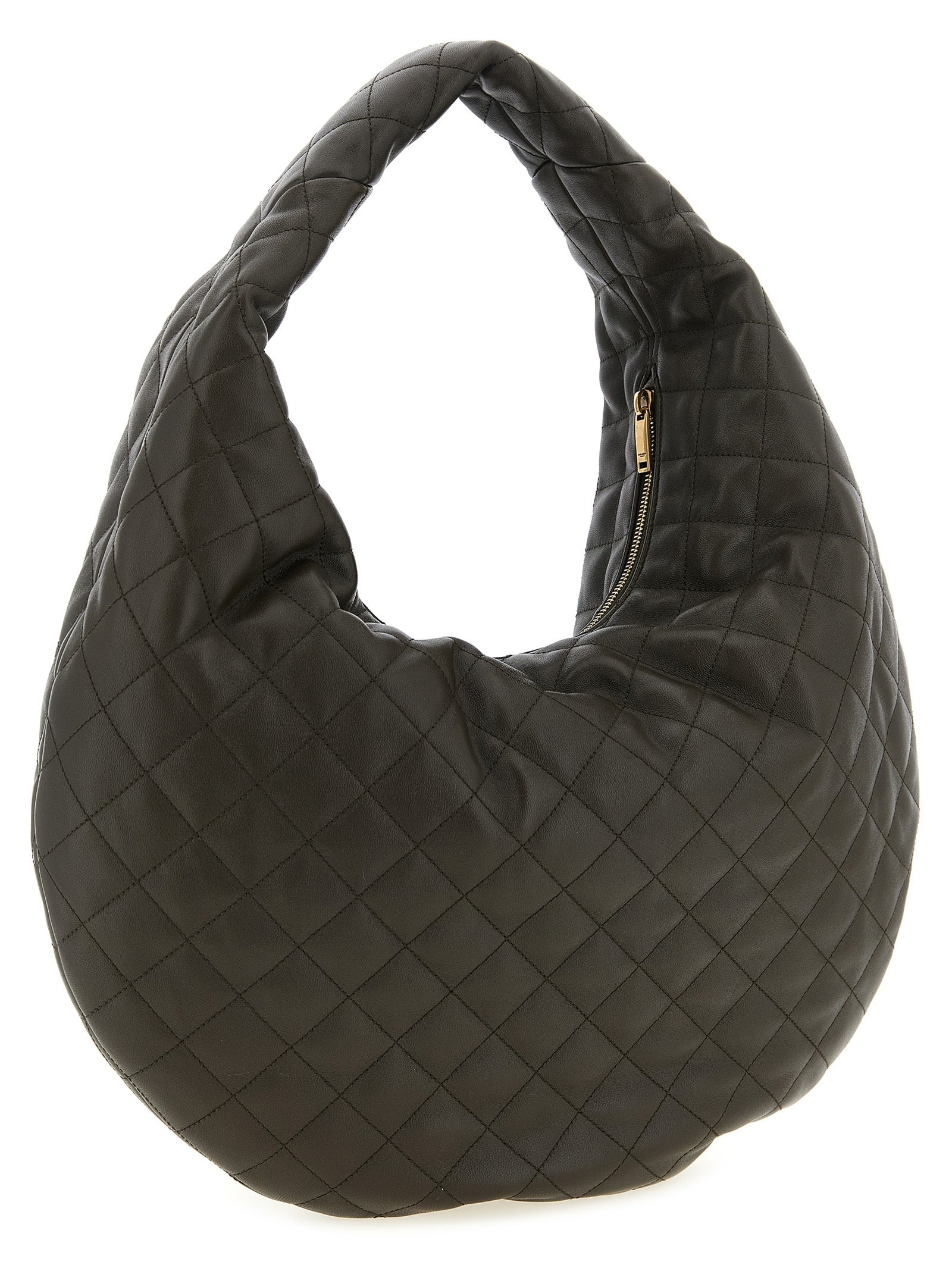Saint Laurent Icare Hobo in Quilted Nappa - Light Musk