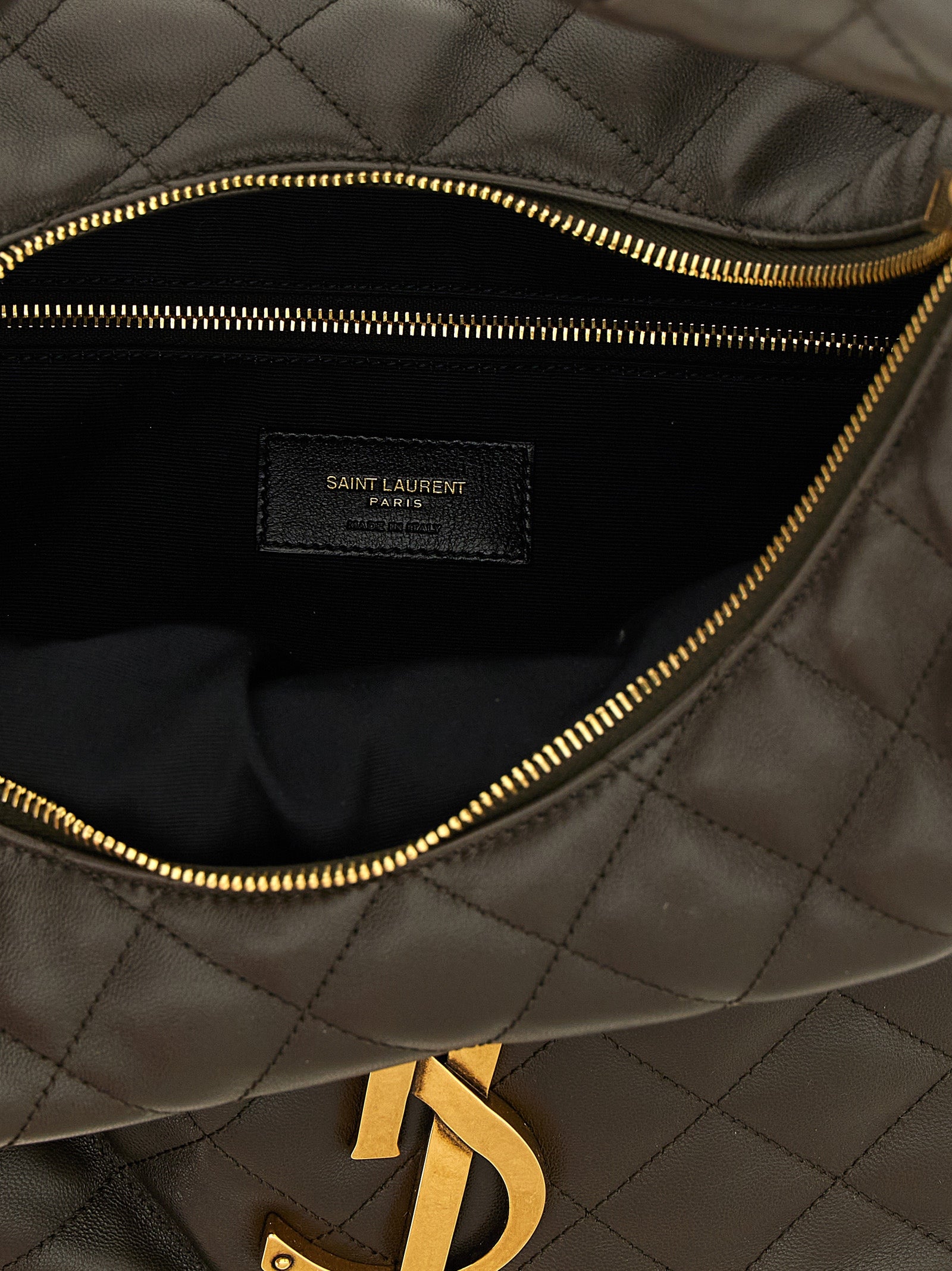 Saint Laurent Icare Hobo in Quilted Nappa - Light Musk
