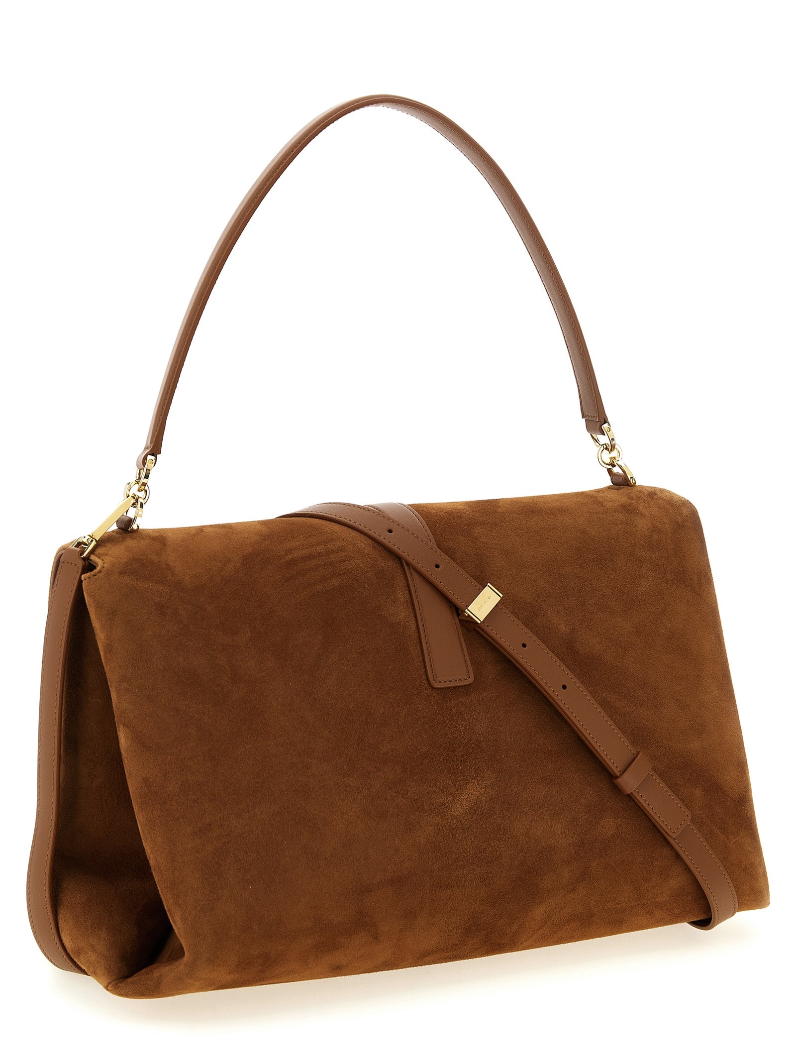 Ferragamo Mia Small Shoulder Bag - Natural Brown