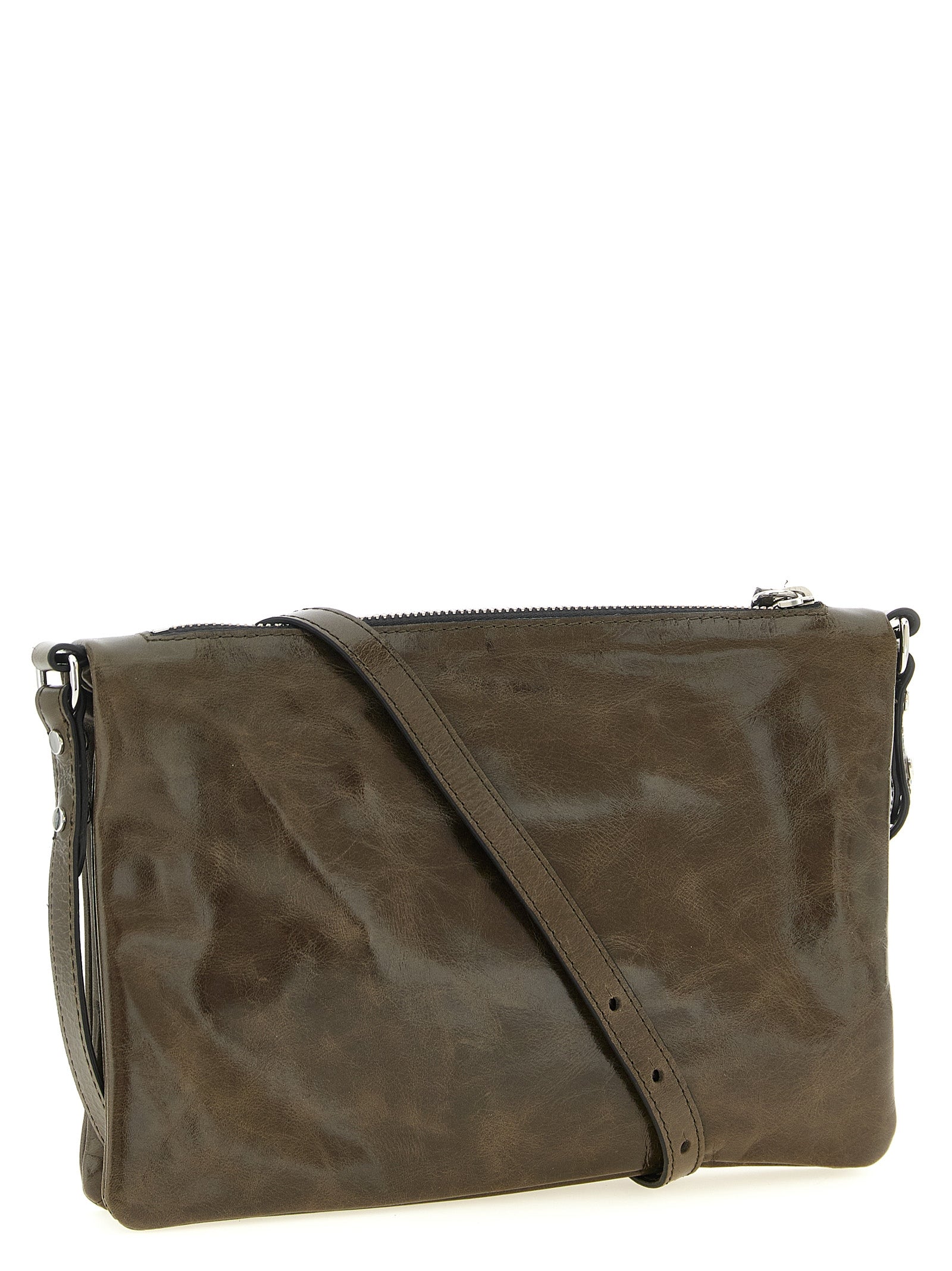 Isabel Marant Winna Duo Shoulder Bag - Moss Green