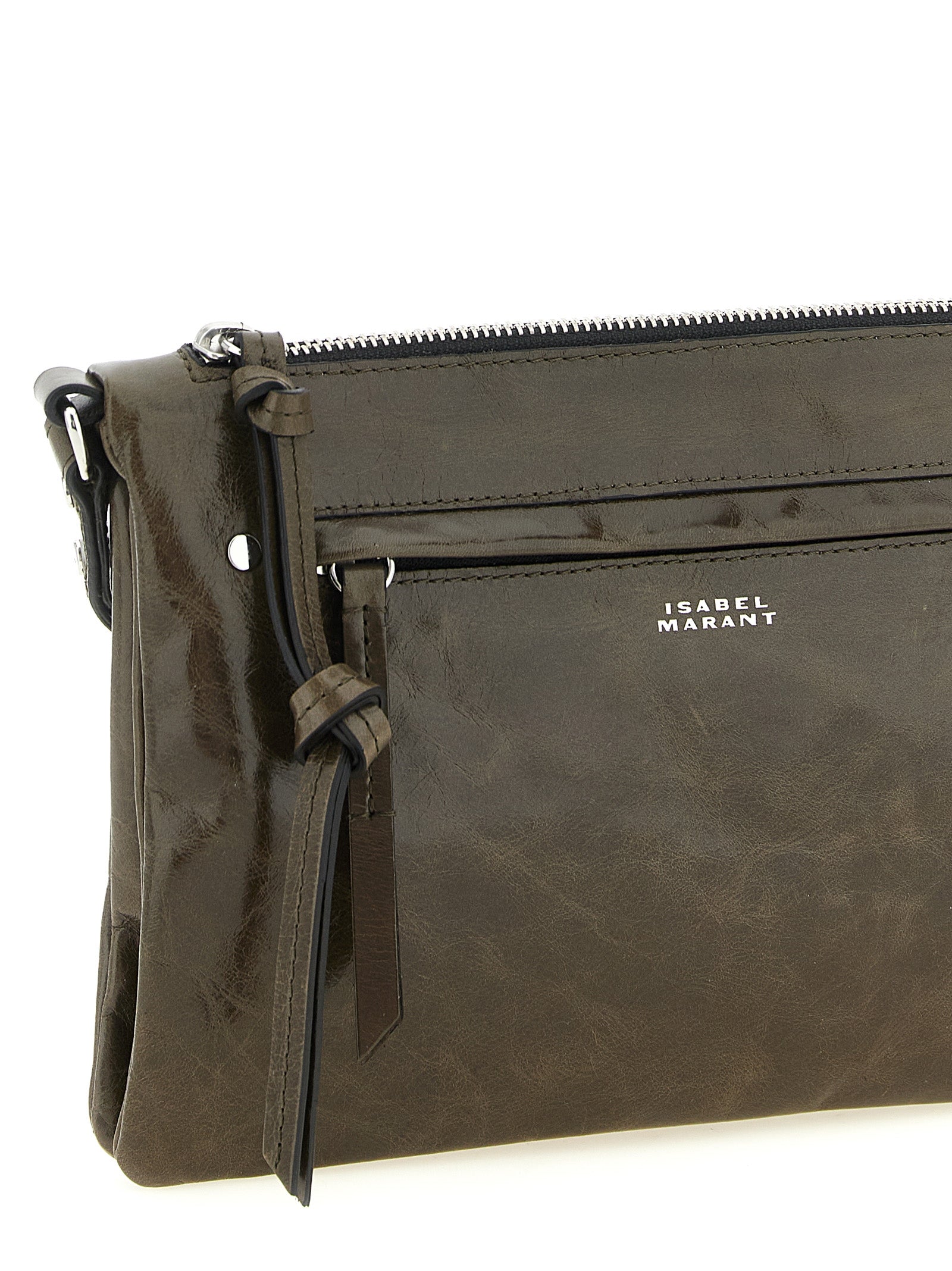 Isabel Marant Winna Duo Shoulder Bag - Moss Green