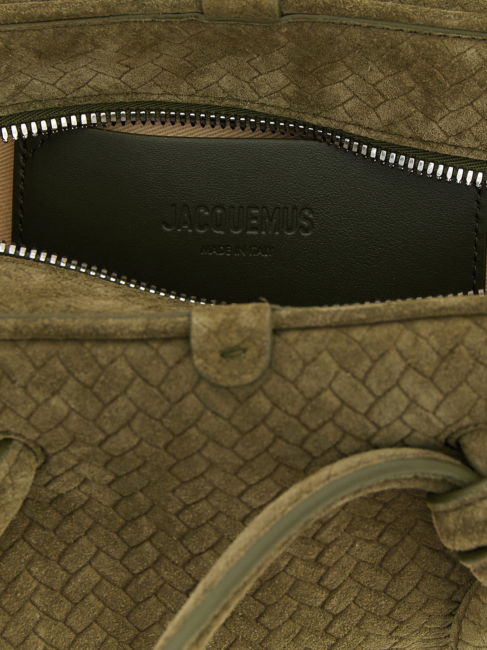 Jacquemus Le Petit Turismo Bowling Bag - Khaki Suede