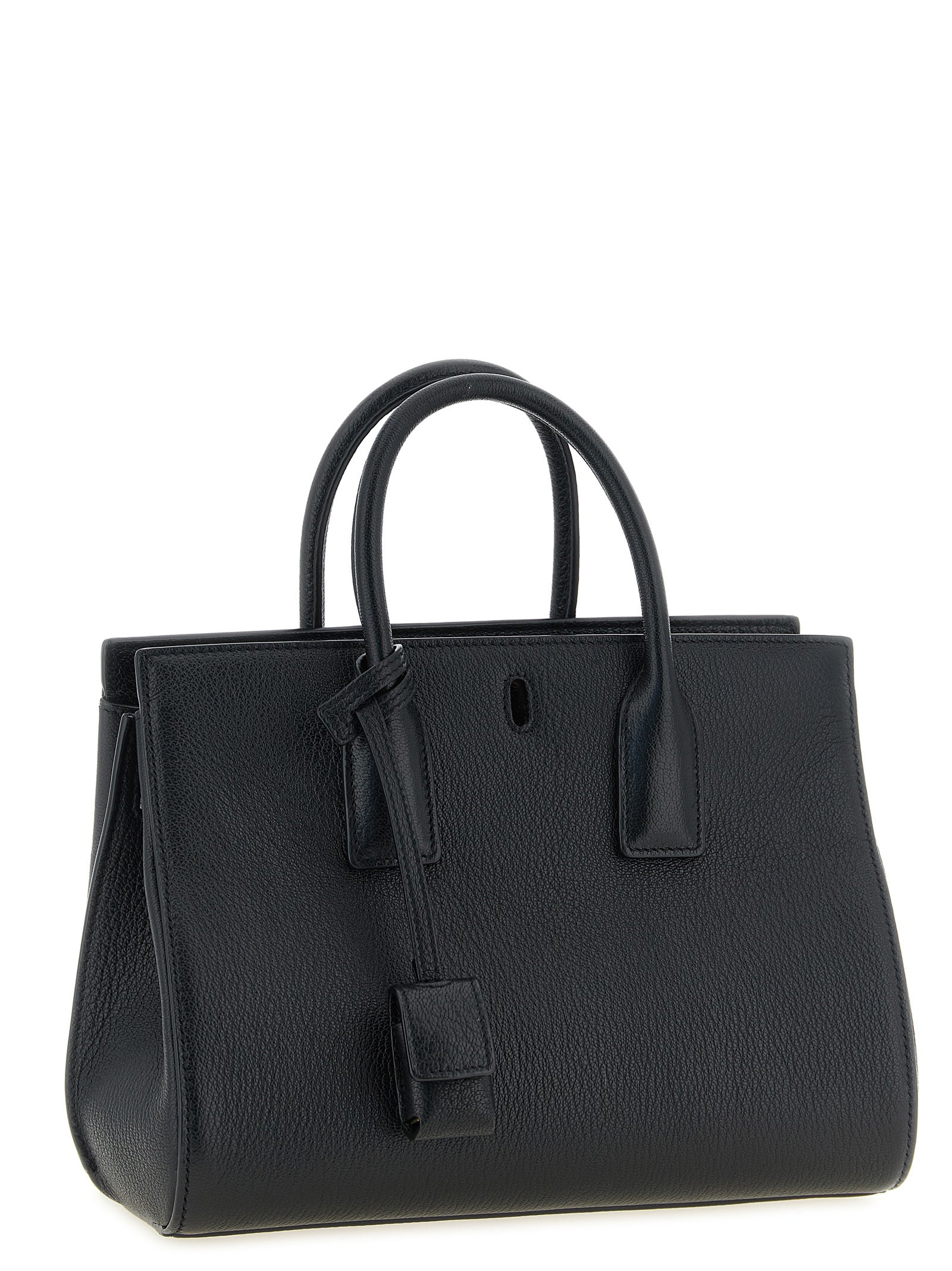 Saint Laurent Sac de Jour Large in Grained Leather - Black