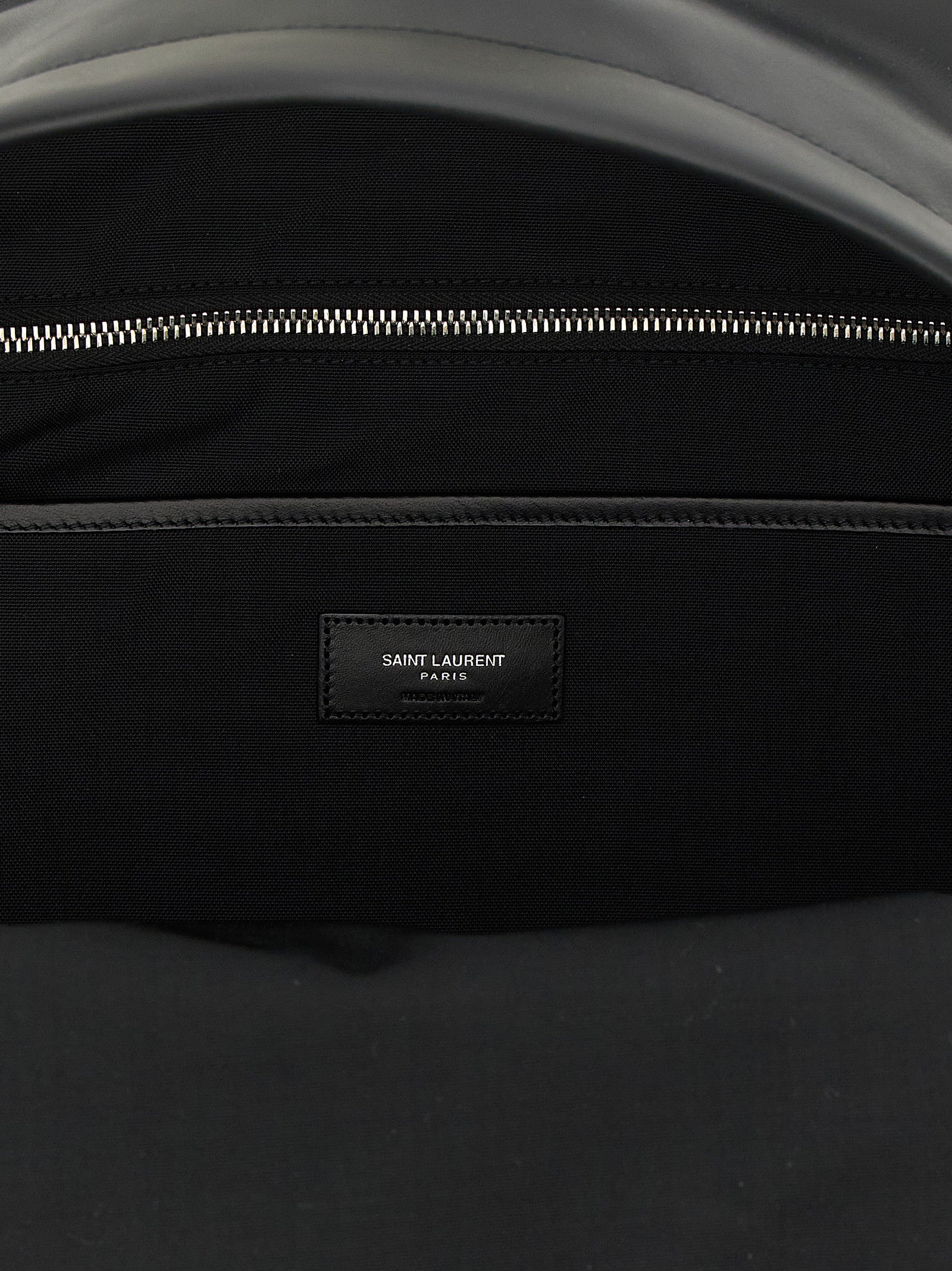 Saint Laurent City Backpack - Matte Black Leather