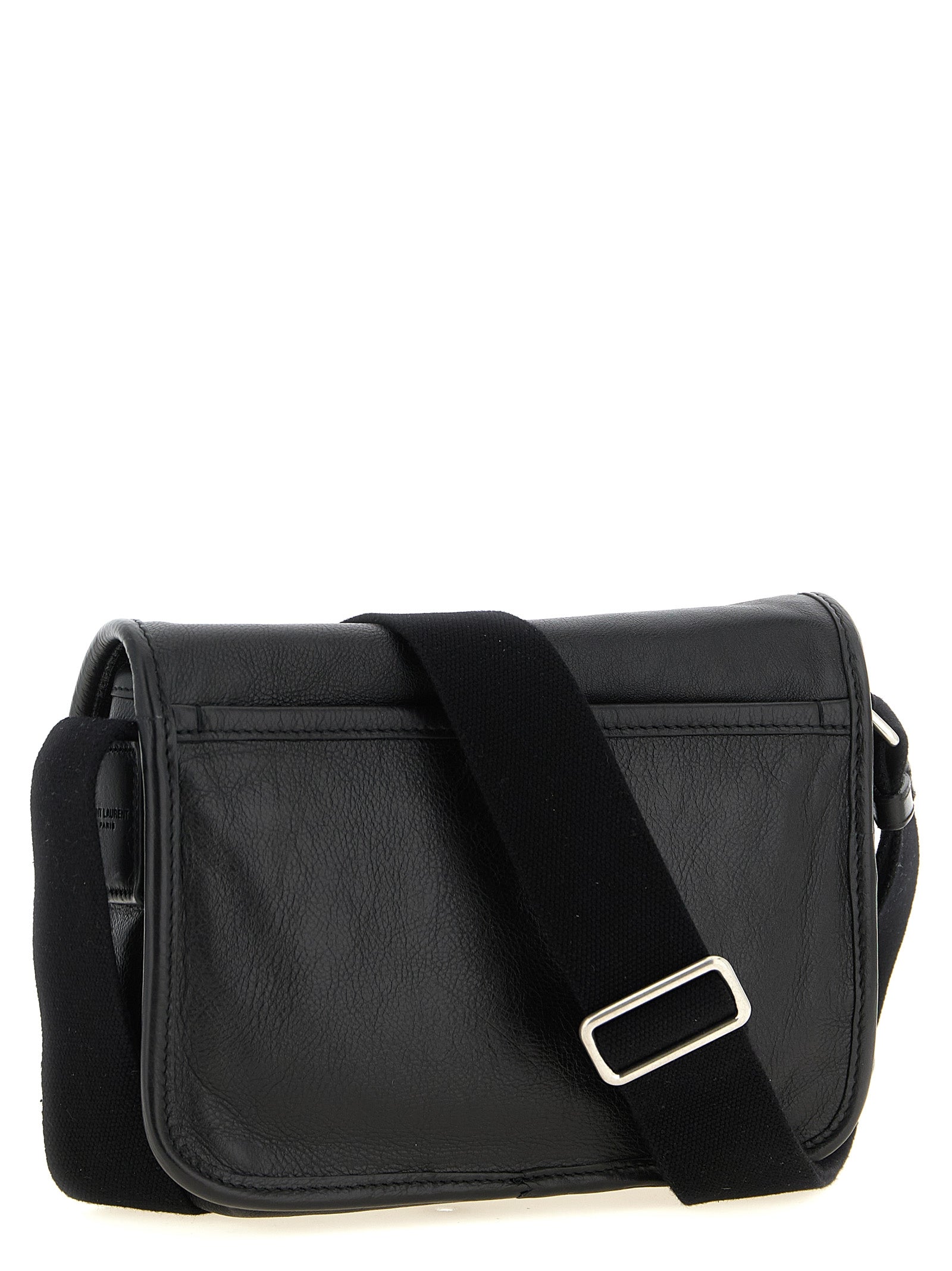Saint Laurent Niki Small Messenger Bag - Black Grained Leather