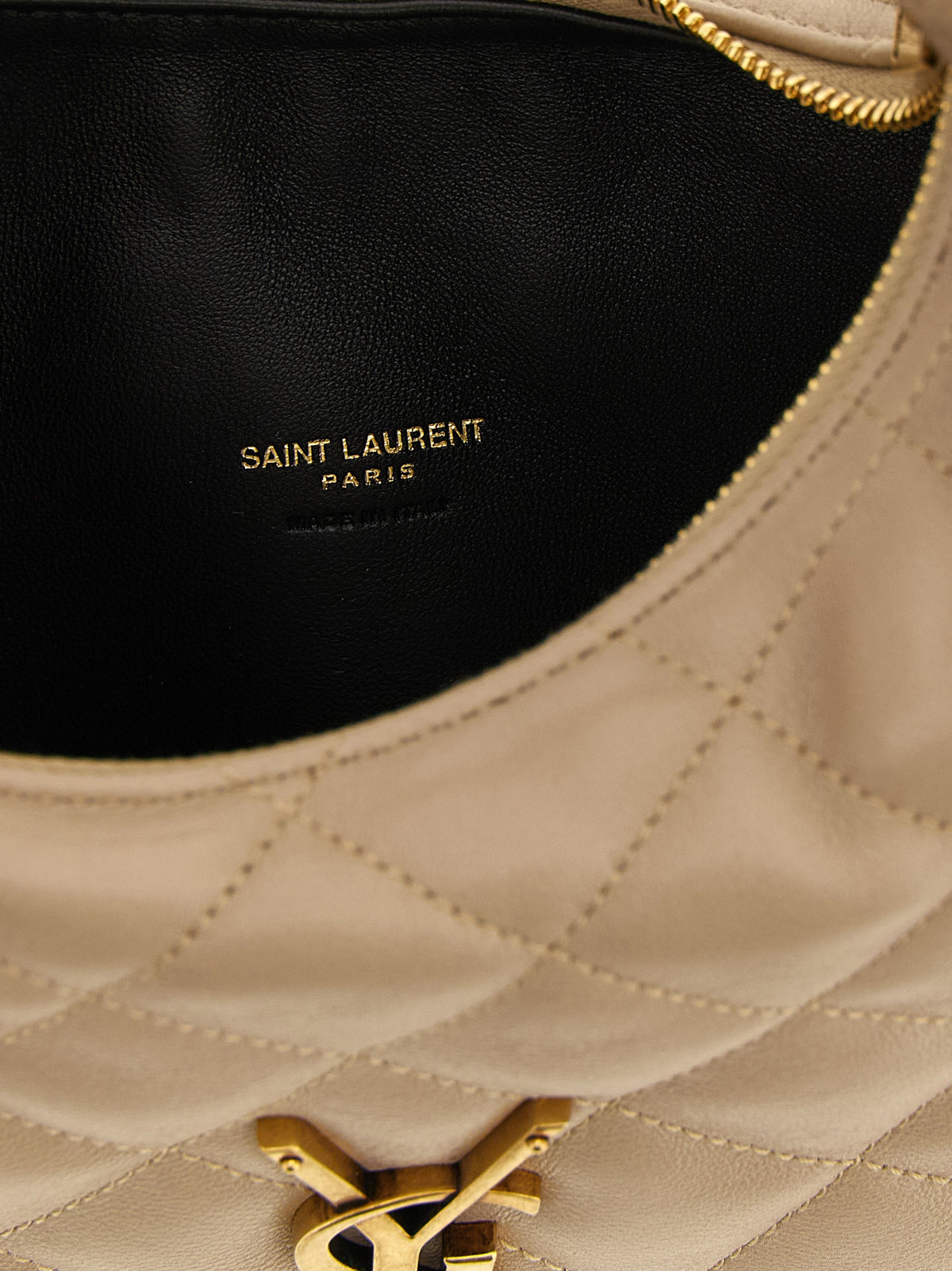 Saint Laurent Icarino in Quilted Nappa - Dark Beige