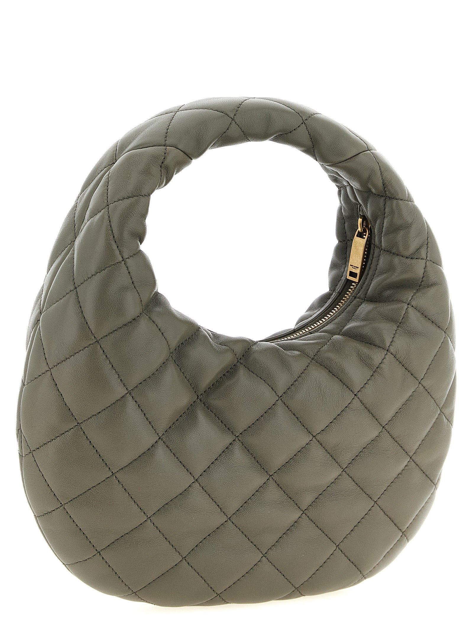 Saint Laurent Icarino in Quilted Nappa - Strong Moss