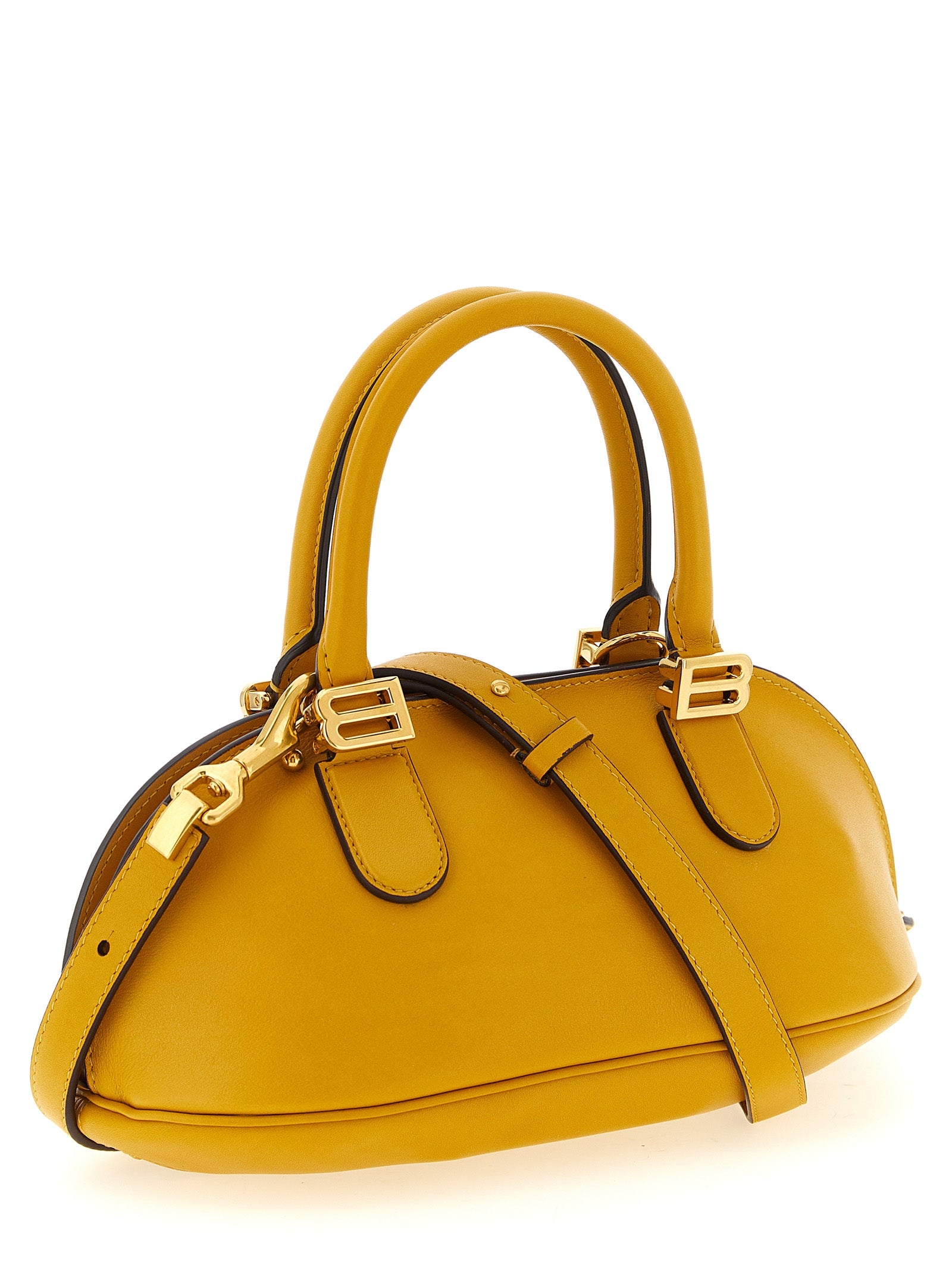 Balenciaga Bolero Bowling Bag Mini - Curry Yellow