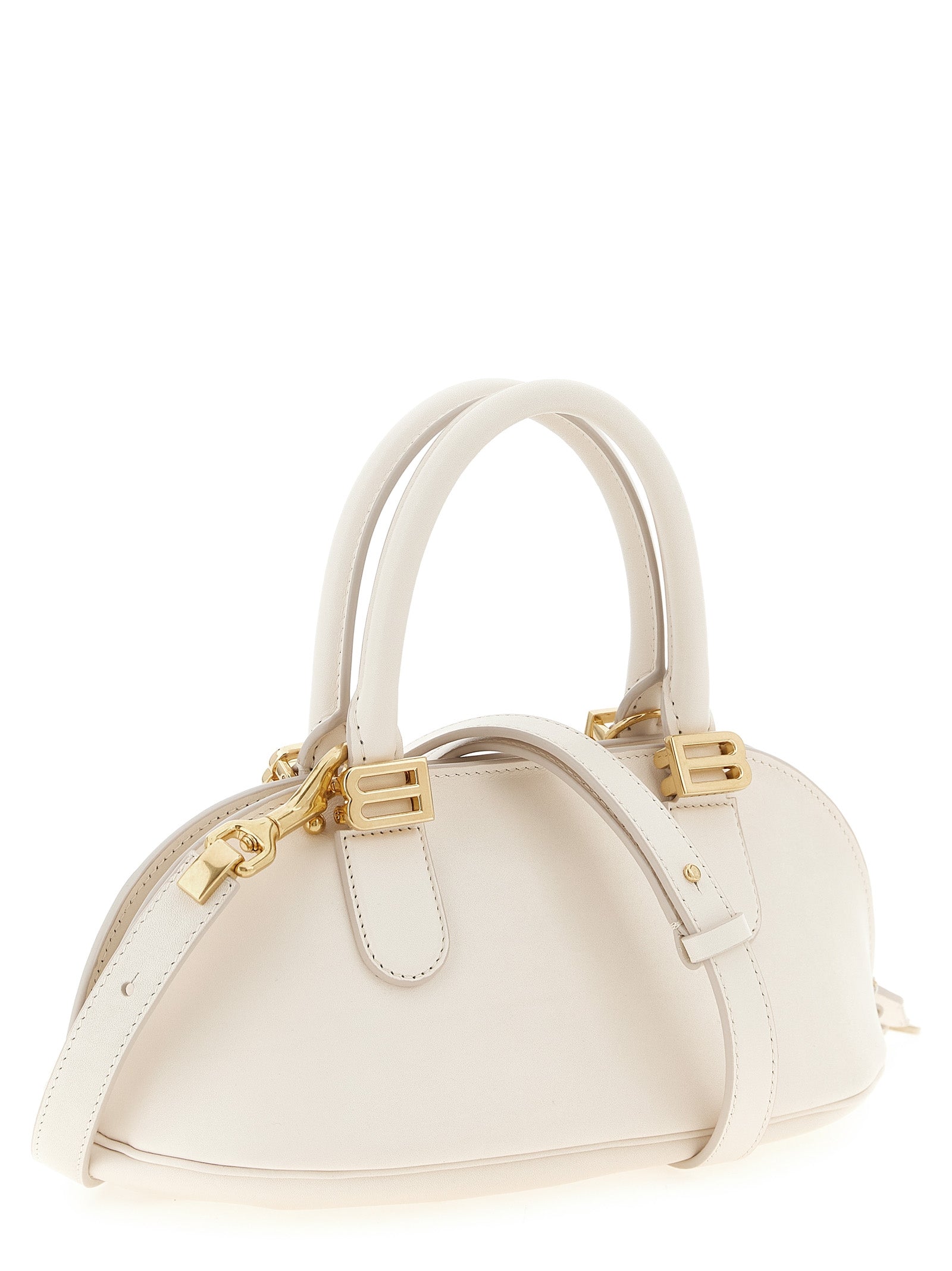 Balenciaga Bolero Bowling Bag Mini - Cream