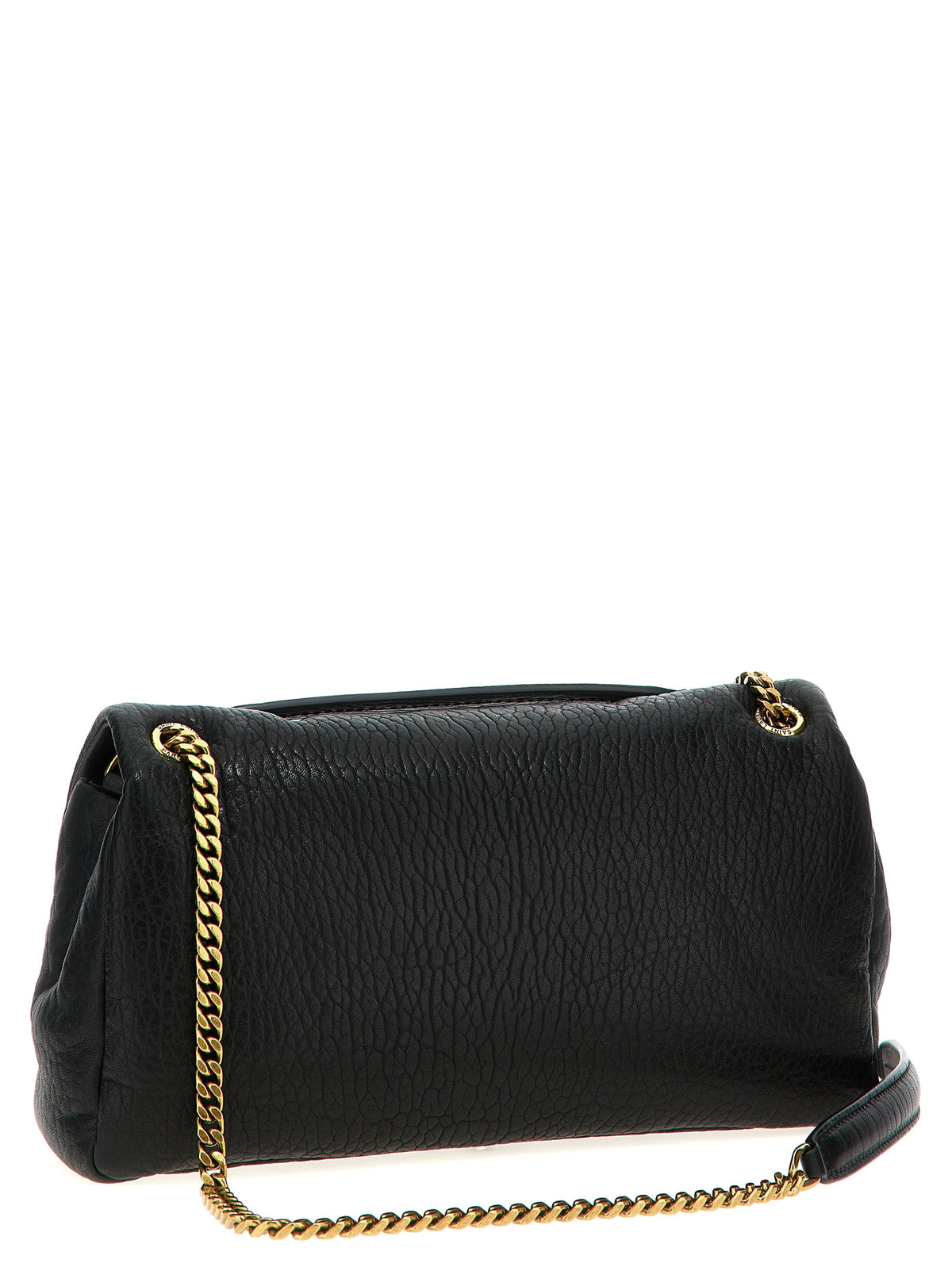 Saint Laurent Calypso Medium in Grained Lambskin - Black