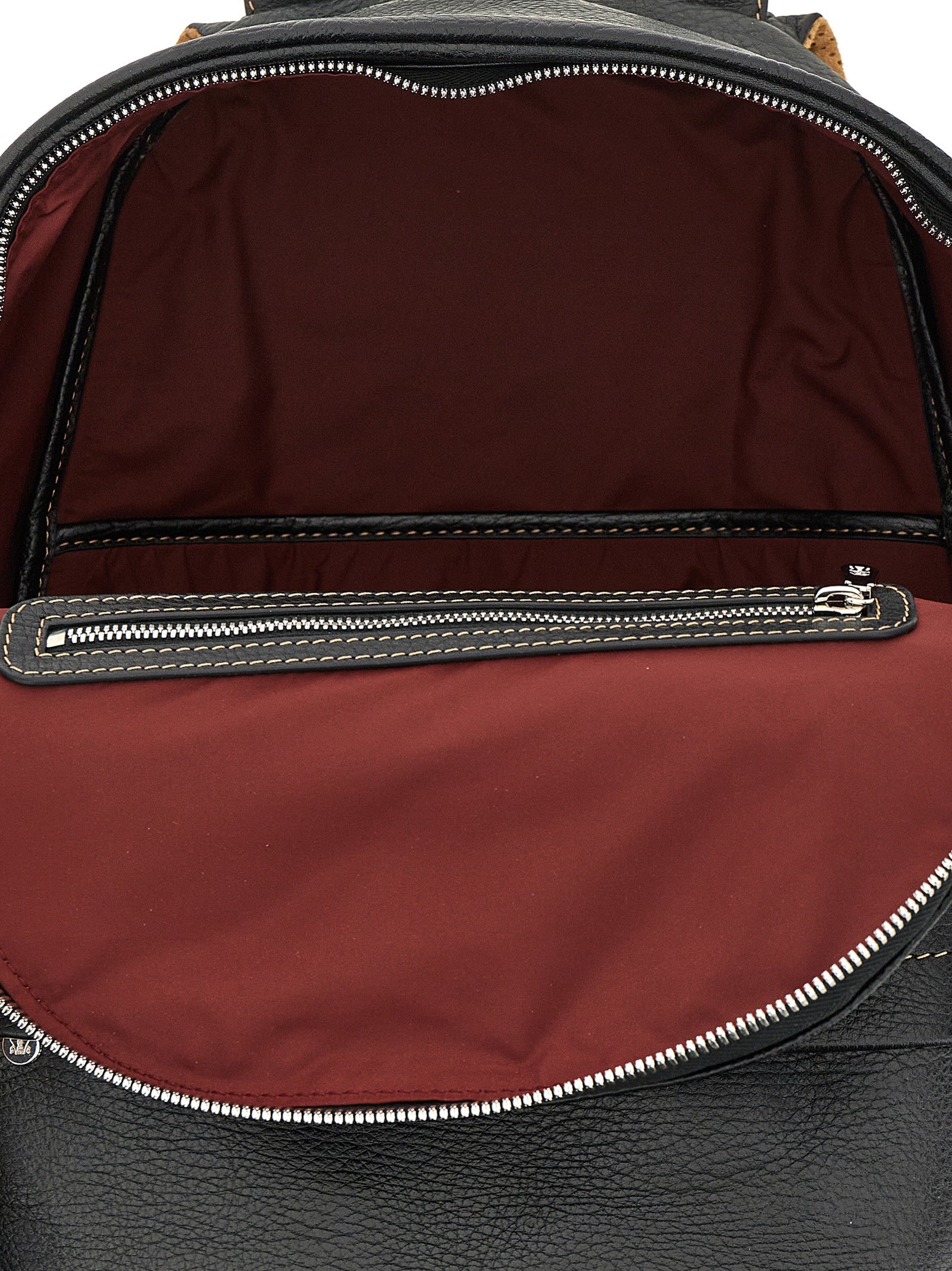 Brunello Cucinelli Travel Backpack - Black Grained Leather