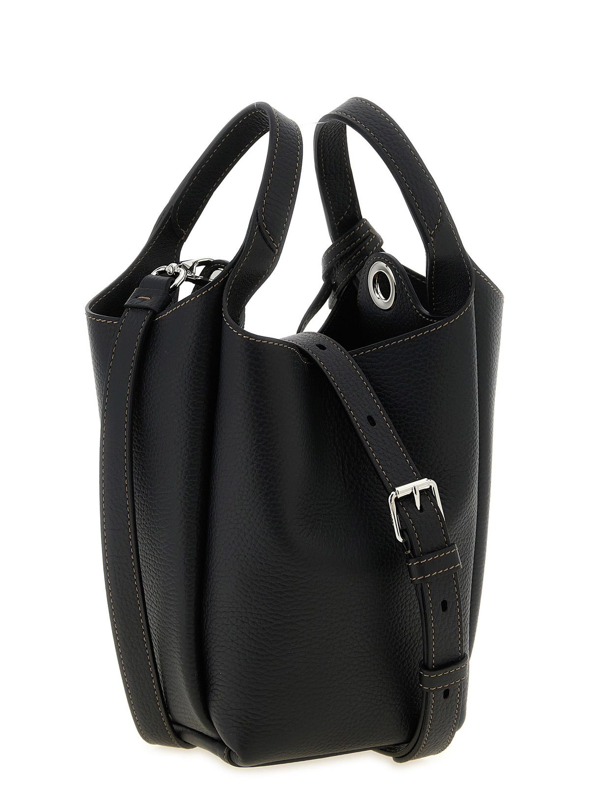 Tod's Bucket Bag Mini - Black Leather