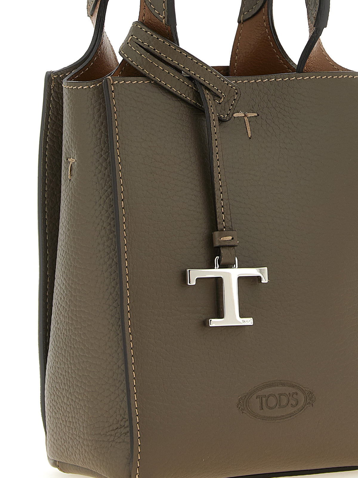 Tod's Micro Handbag - Grey Brown
