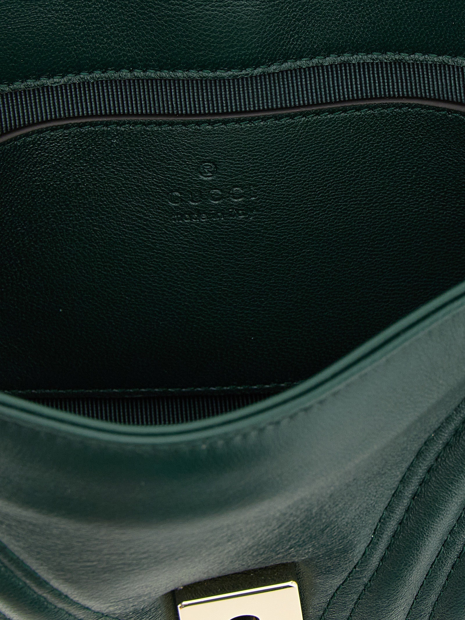 Gucci GG Marmont Small Shoulder Bag - Green Leather