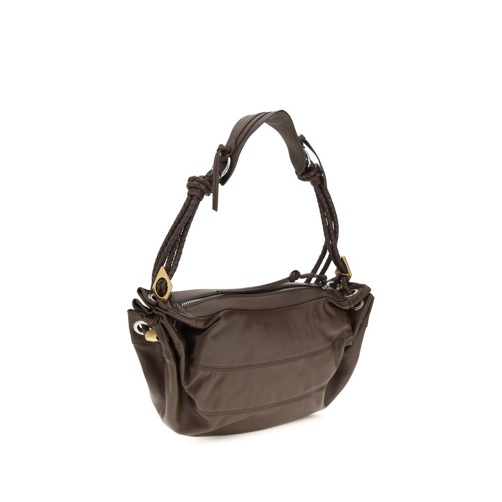 Isabel Marant Maia Medium Lambskin Leather Shoulder Bag - Chocolate Brown