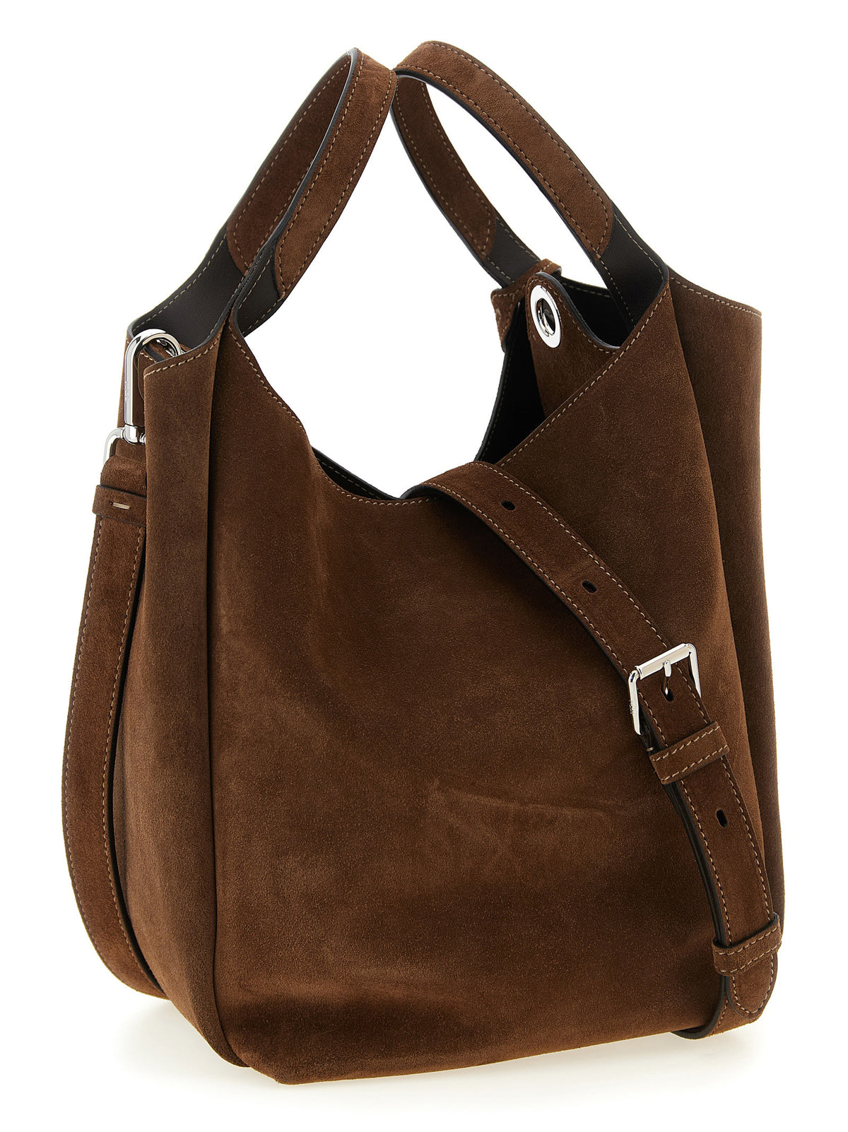 Tod's Bucket Bag Small - Brown Suede