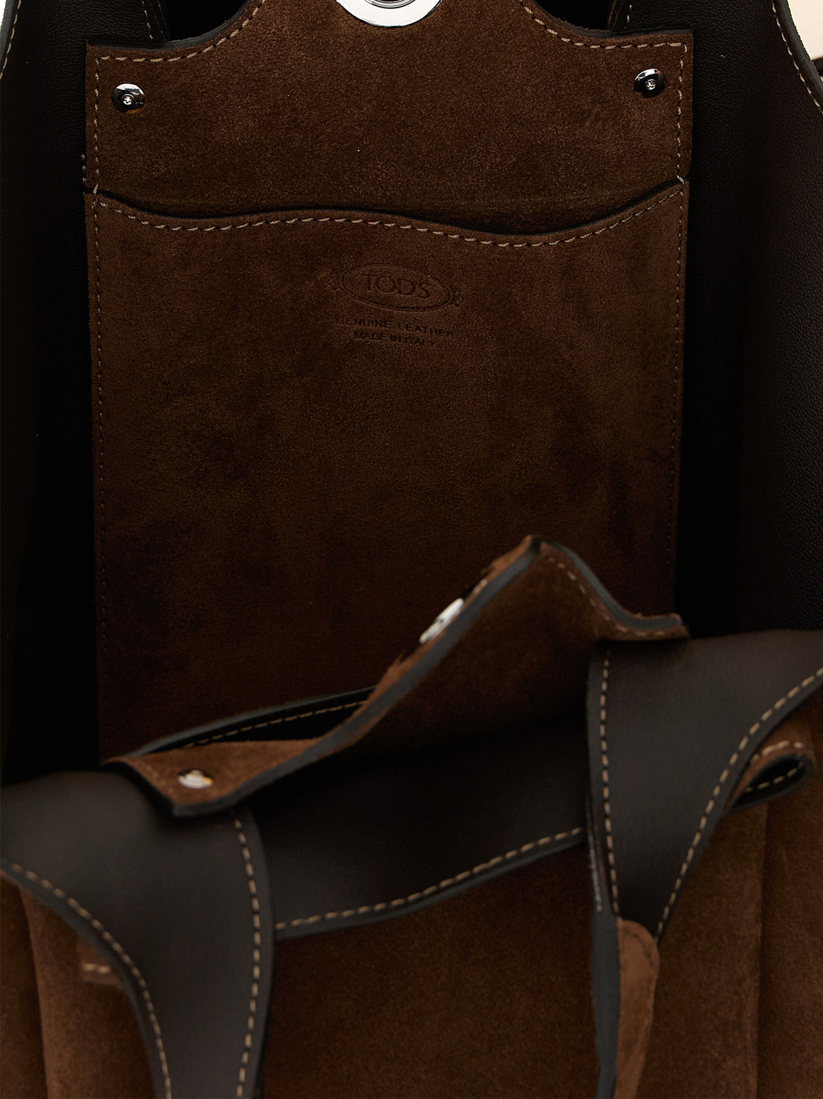 Tod's Bucket Bag Small - Brown Suede