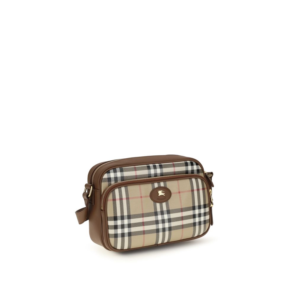 Burberry Check Pocket Crossbody Bag - Archive Beige