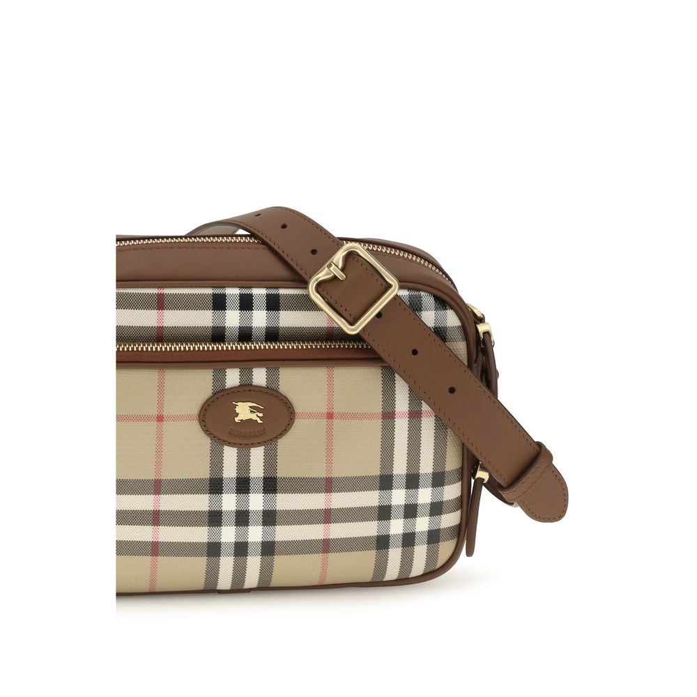 Burberry Check Pocket Crossbody Bag - Archive Beige