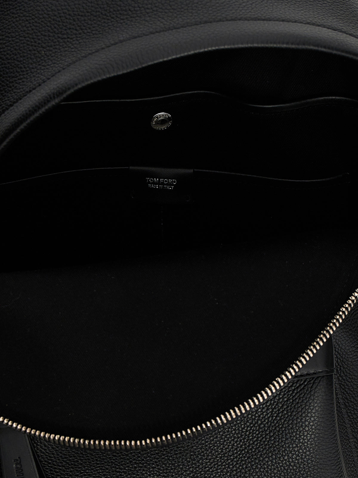 Tom Ford Buckley Backpack - Black Grain Leather