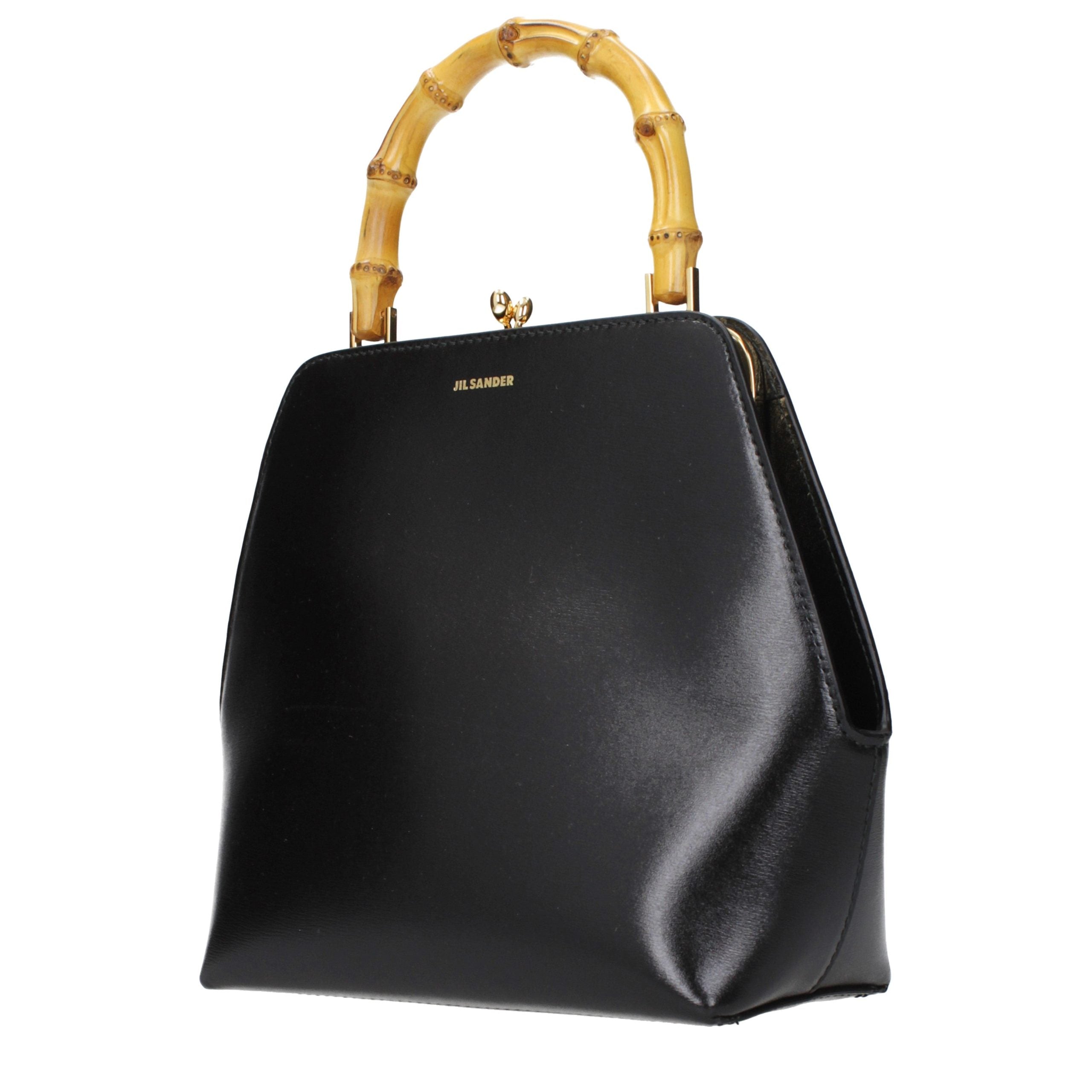 Jil Sander Goji Bamboo Square - Black with Gold